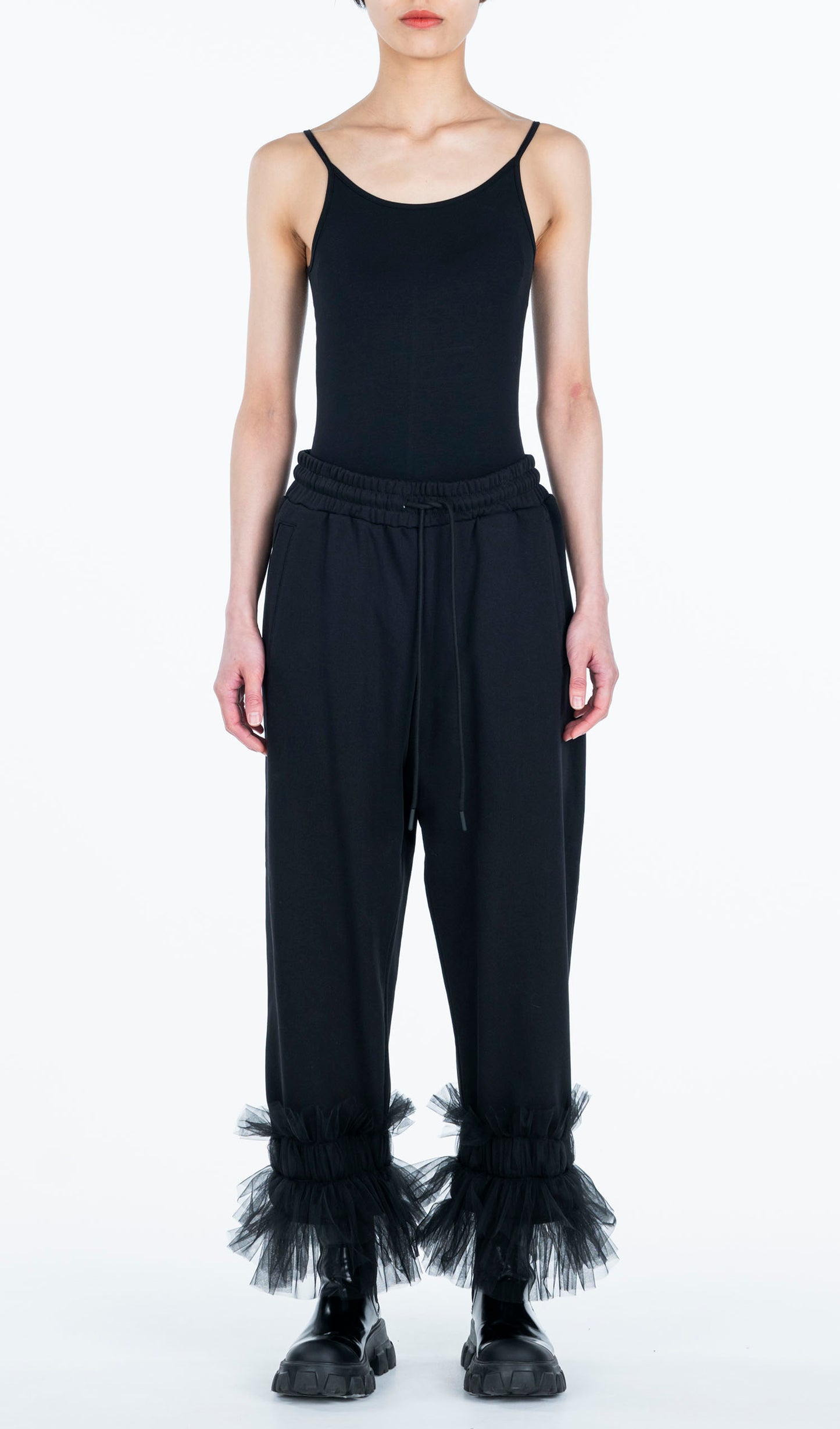 Tulle Sweat Pants