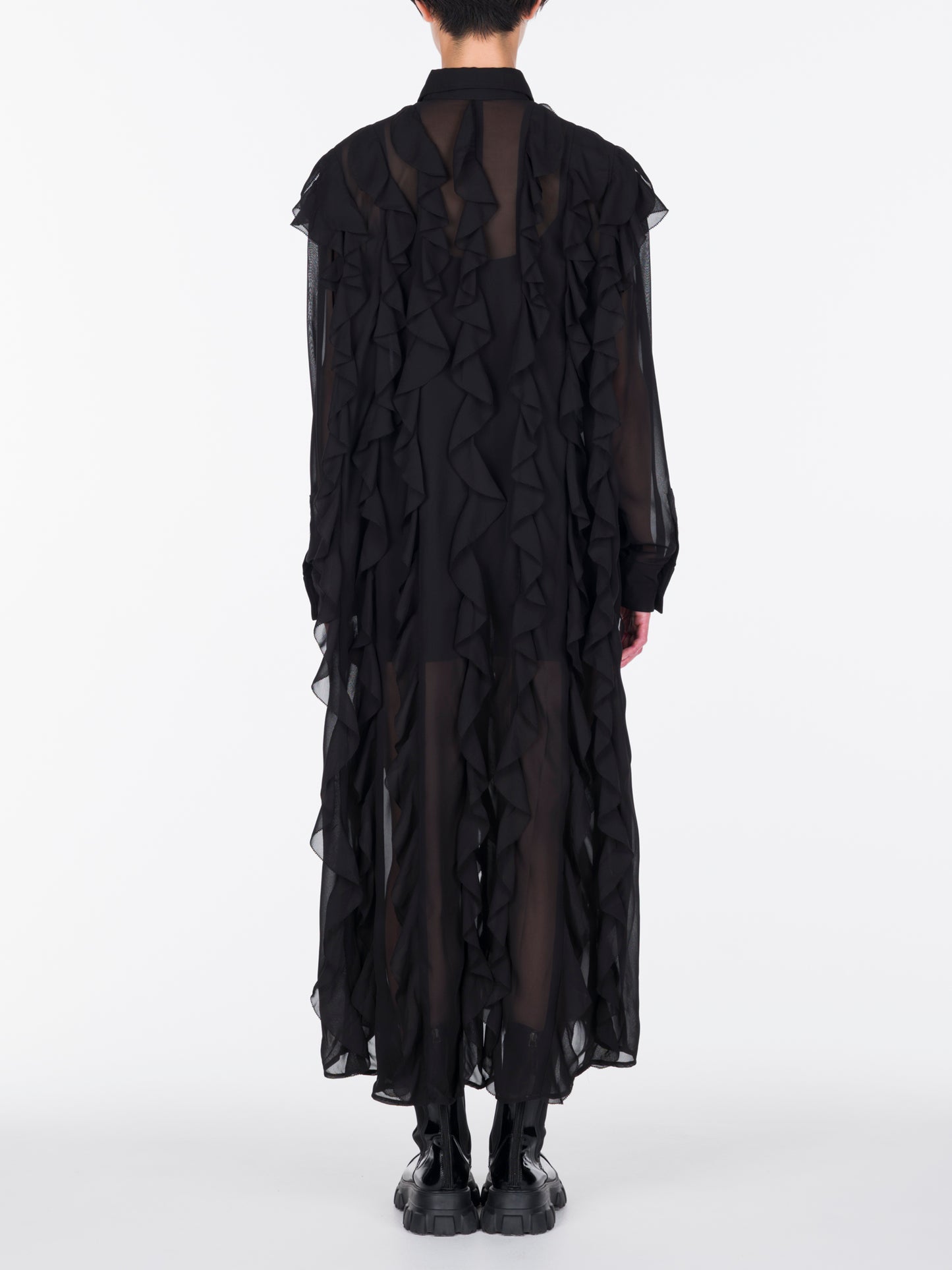 Pico Ruffle shirt Dress