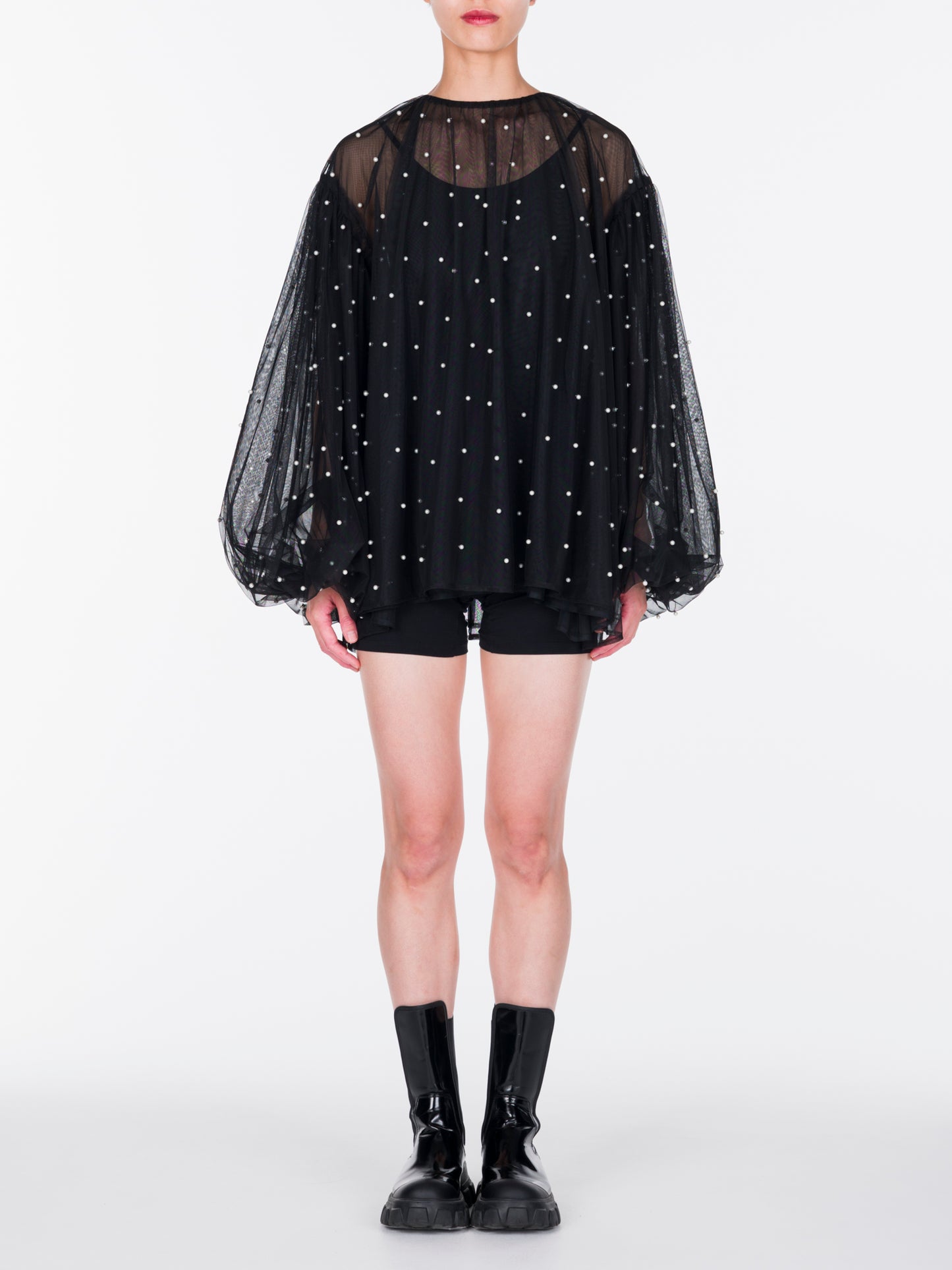 Pearl Tulle Top