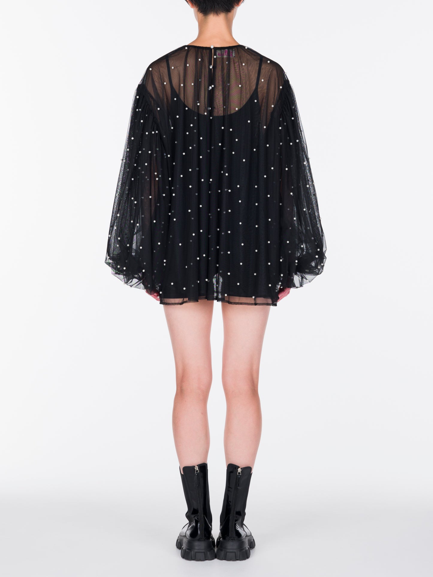 Pearl Tulle Top