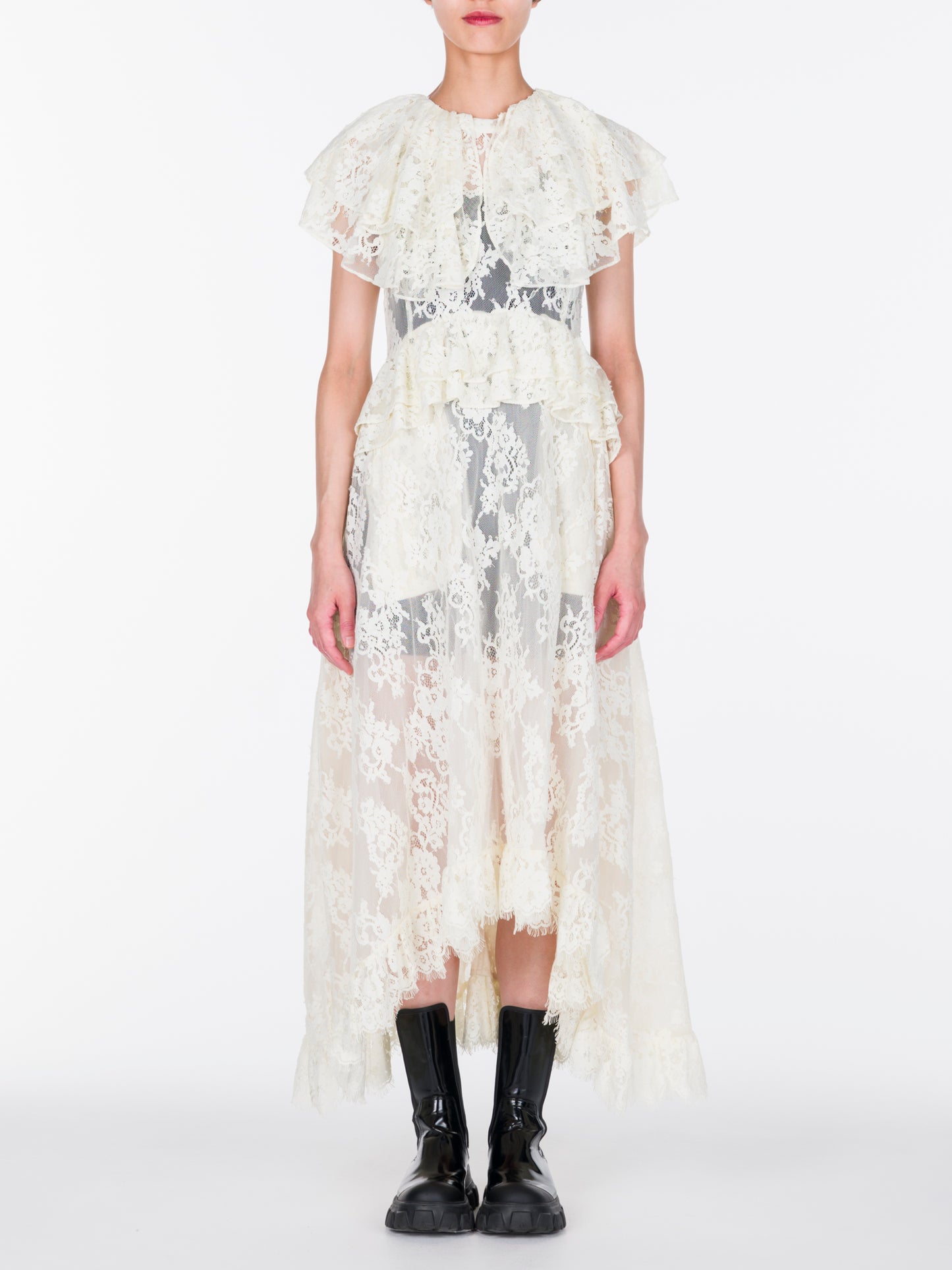 Double Collar Lace Dress