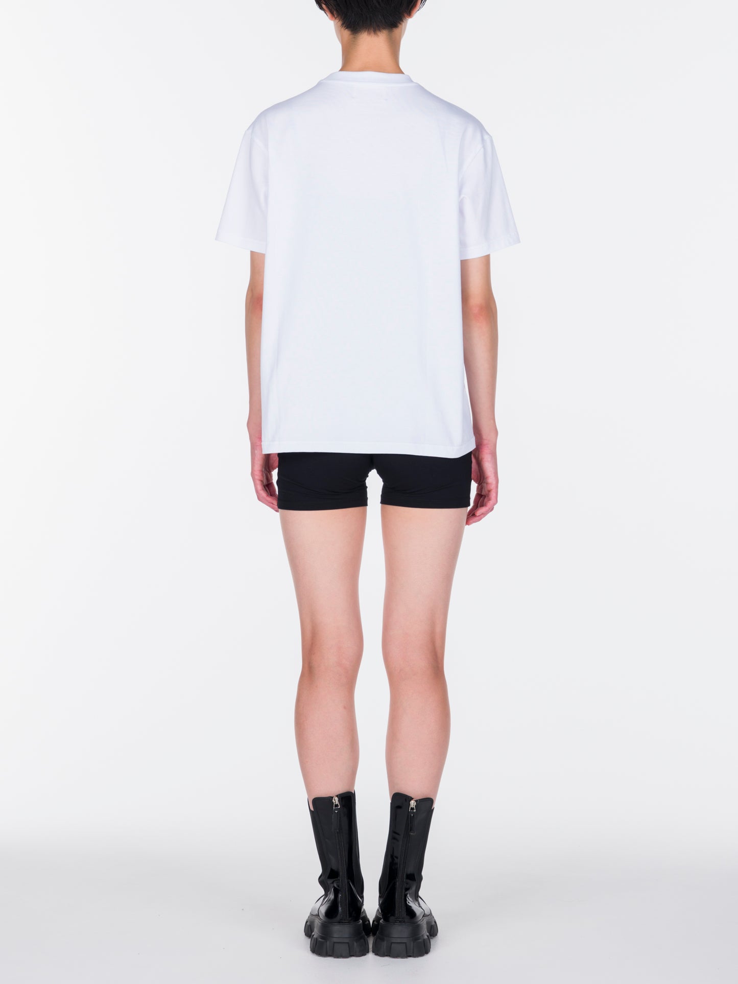 Logo & Rose Embroidered T-Shirt