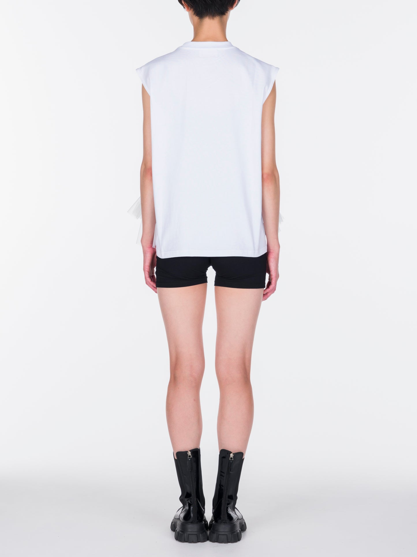 Tulle Sleeveless T-shirt