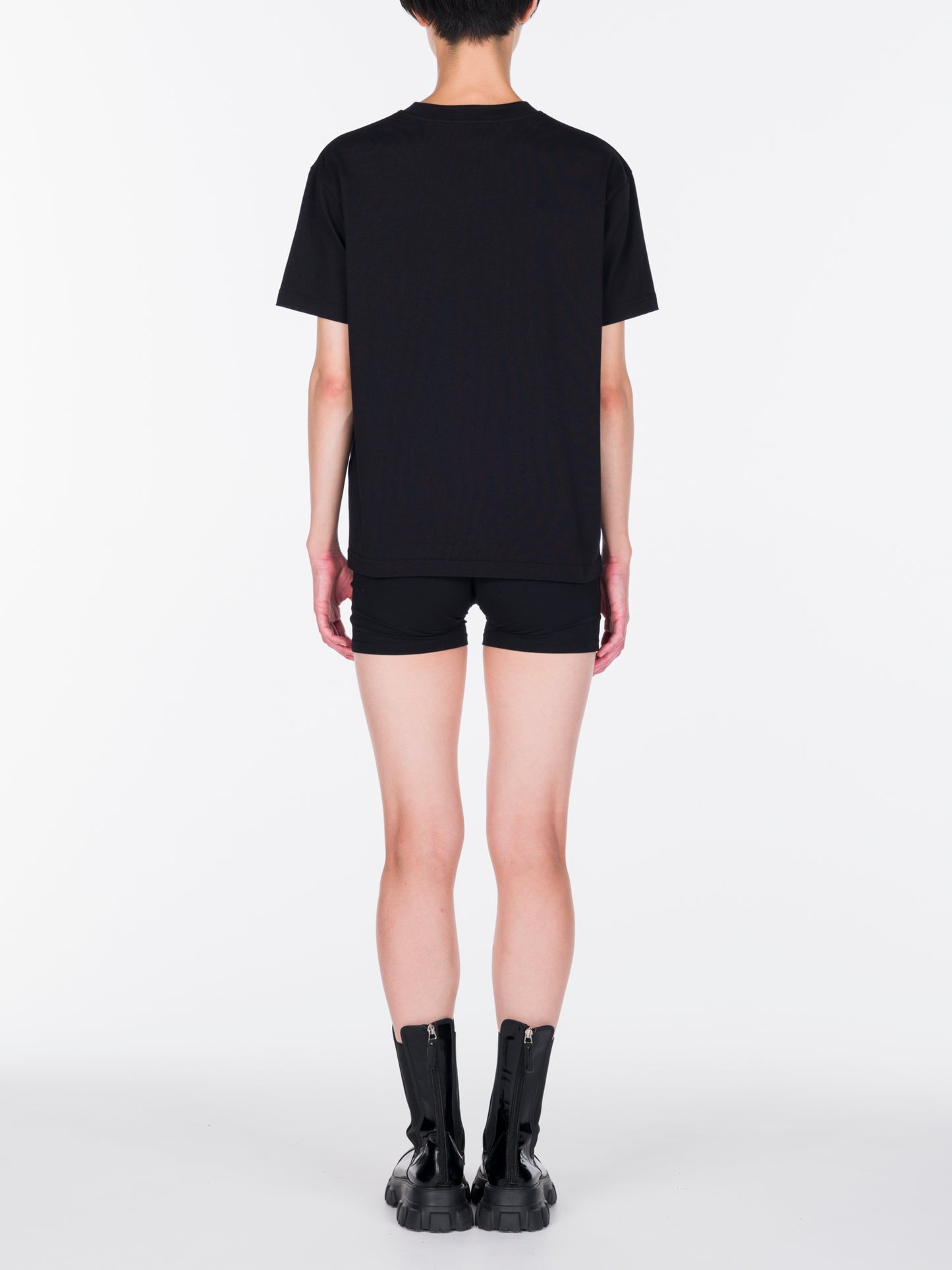 Logo & Rose Embroidered T-Shirt