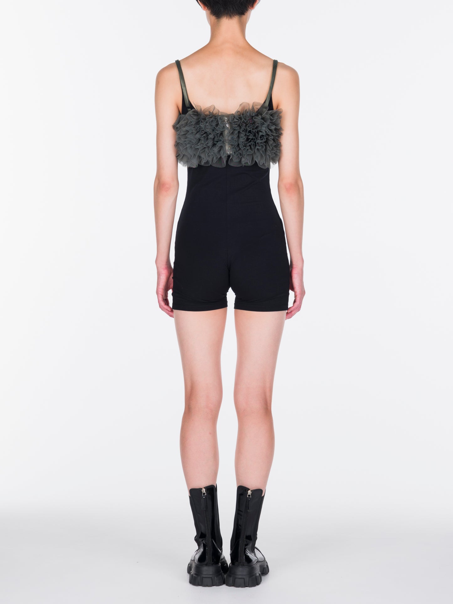 Tulle Ruffle Bustier