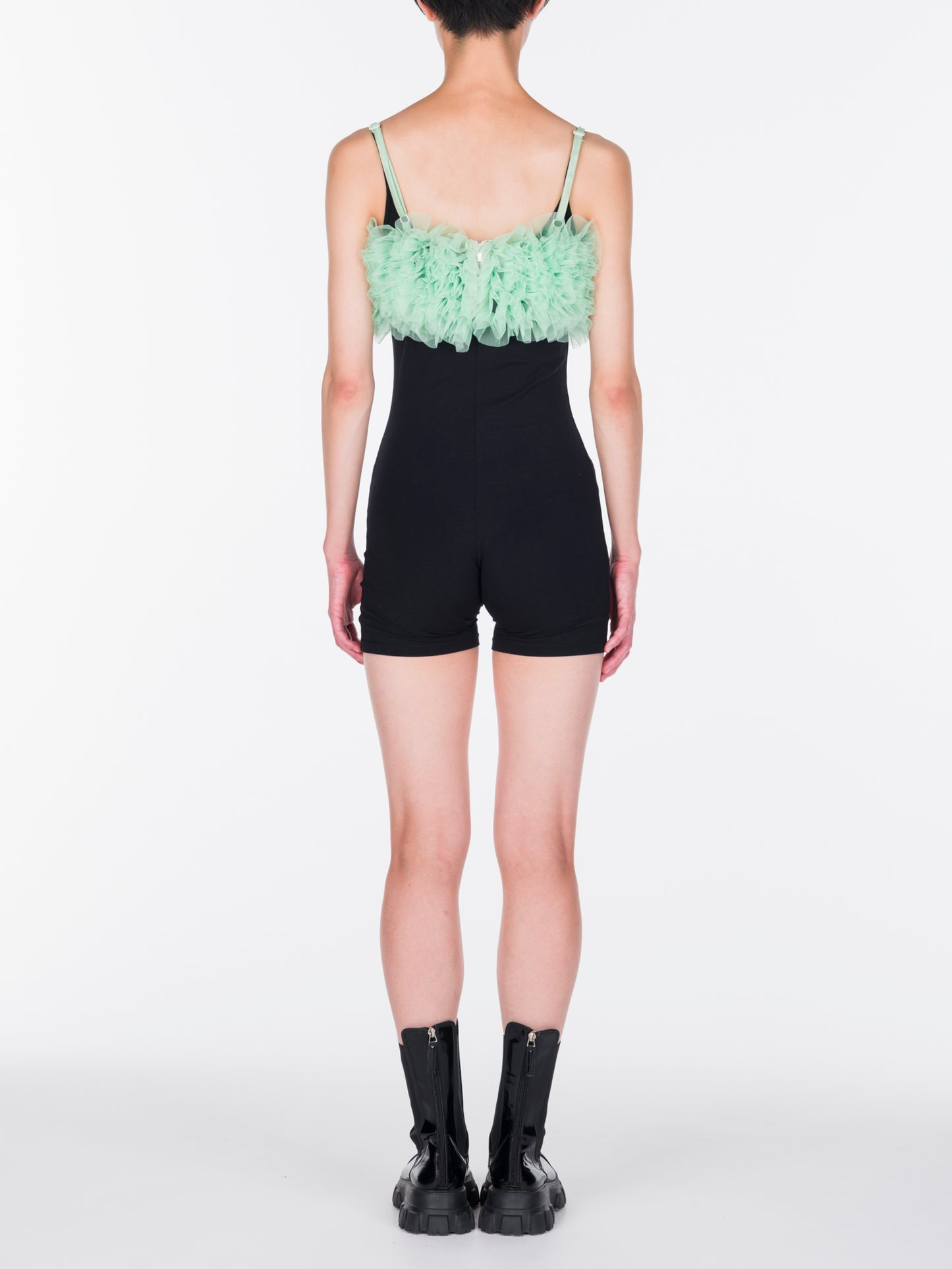 Tulle Ruffle Bustier