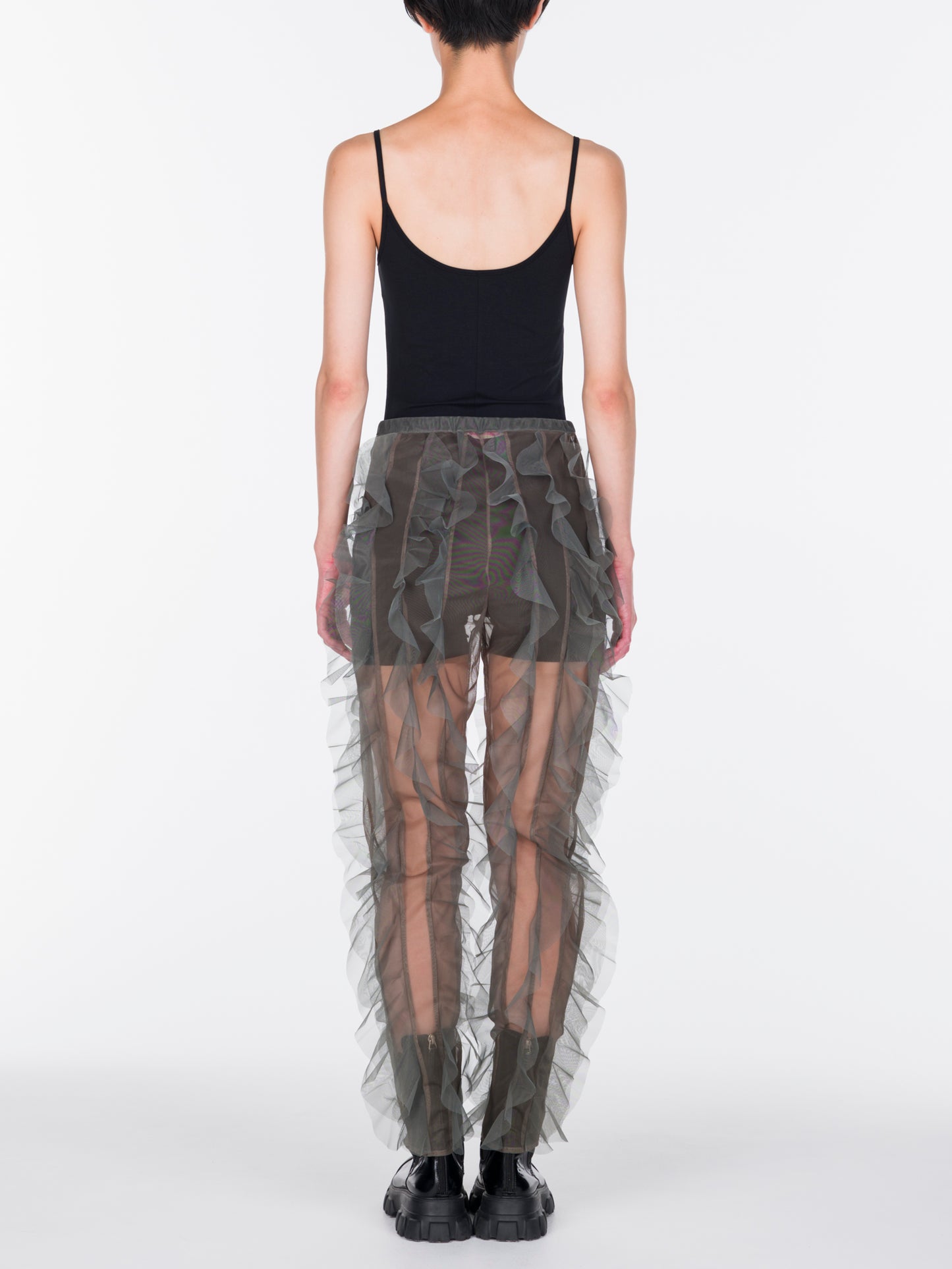 Ruffle Tulle Leggings