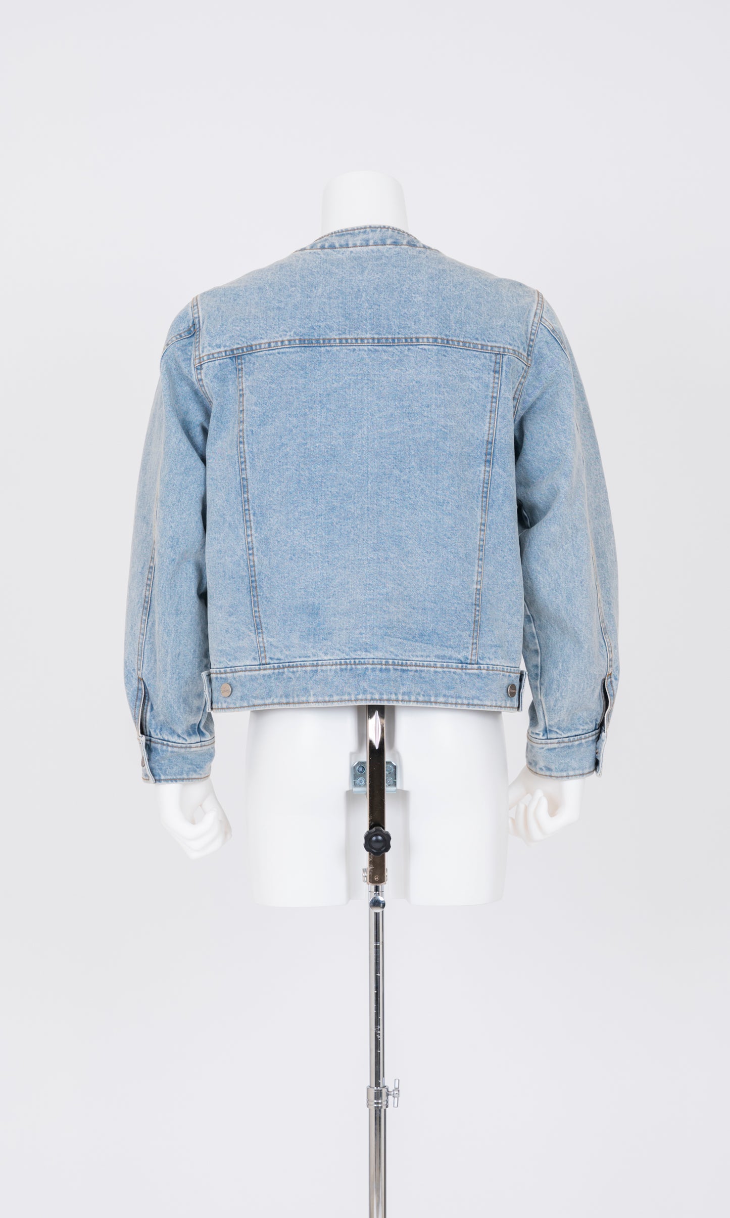 Ruffle Denim Jacket