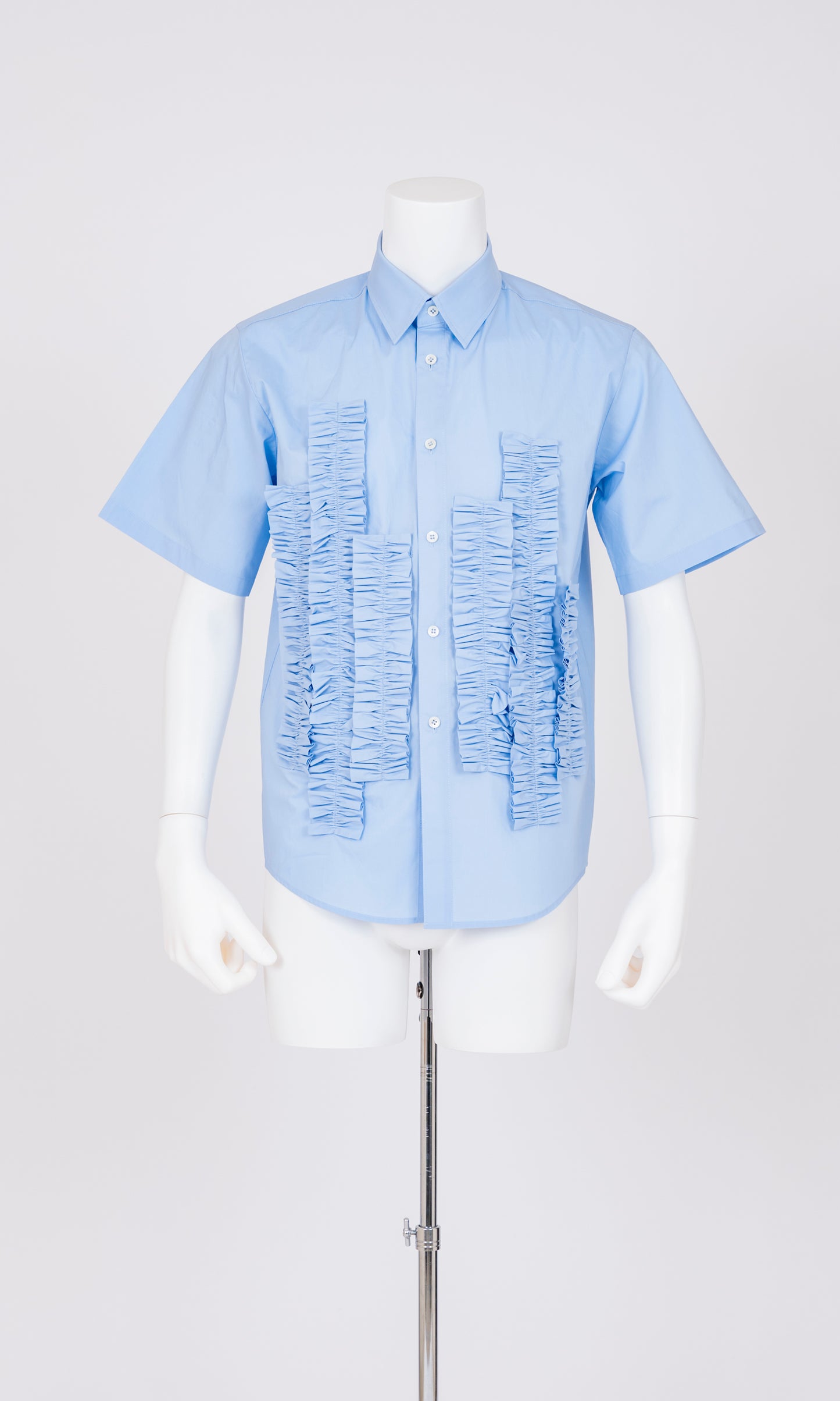 Ruffle Short Sleeve Shirt
