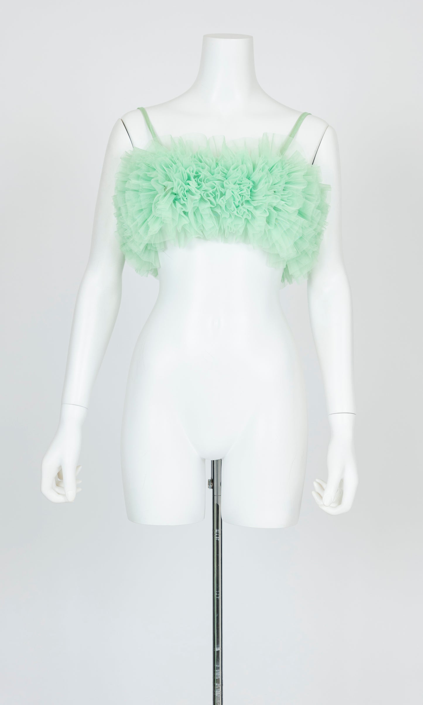 Tulle Ruffle Bustier