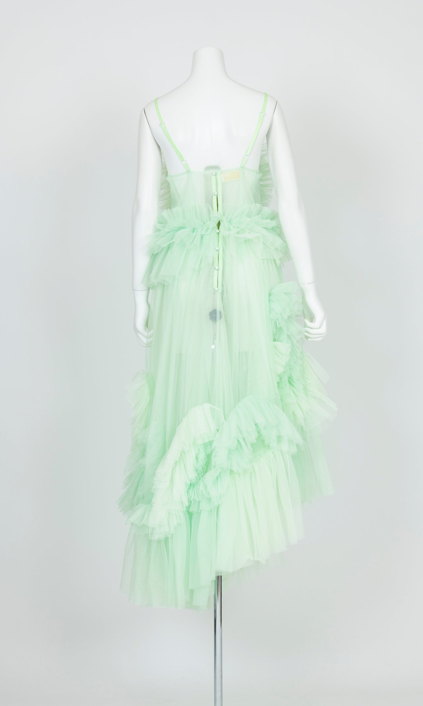 Tulle Ruffle Cami Dress