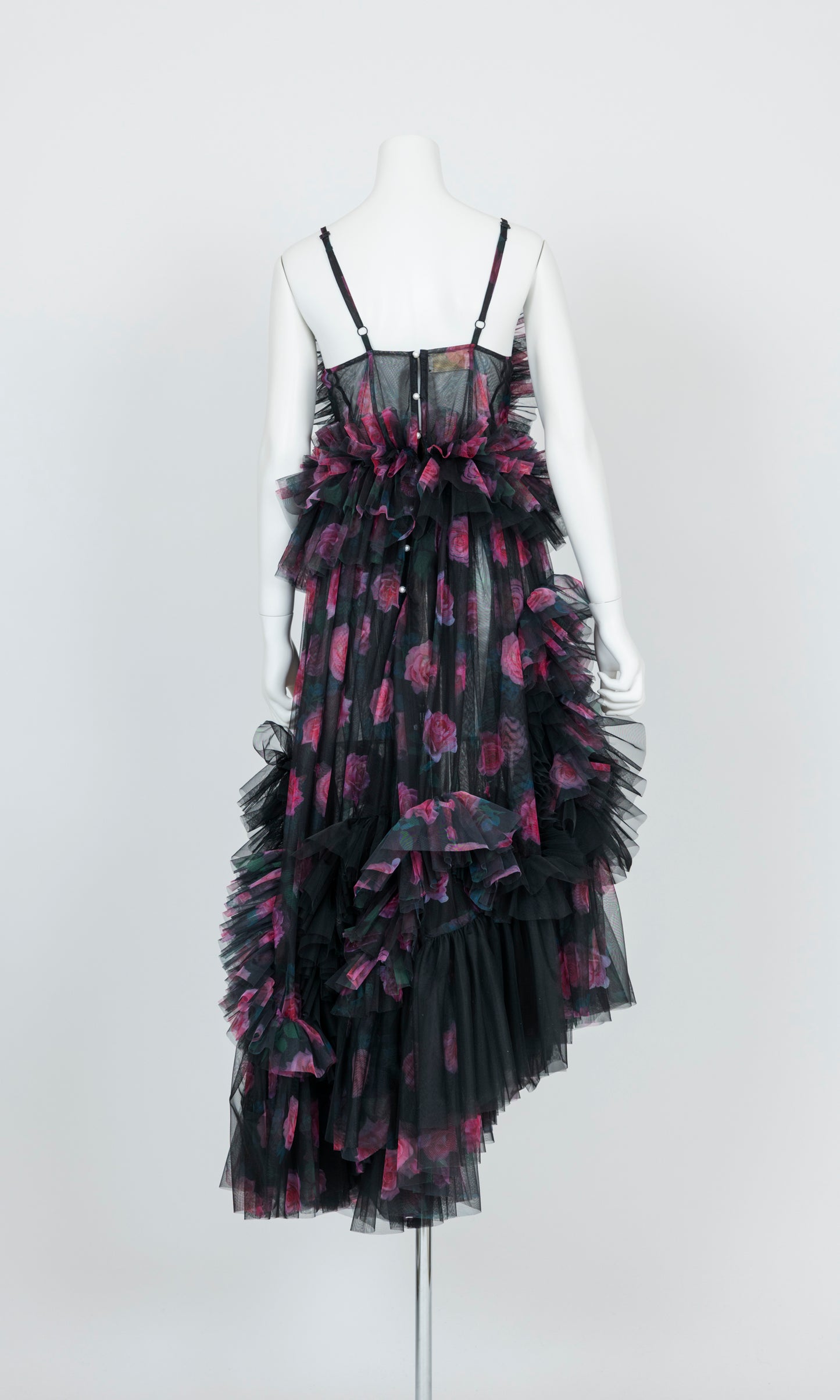 Tulle Ruffle Cami Dress
