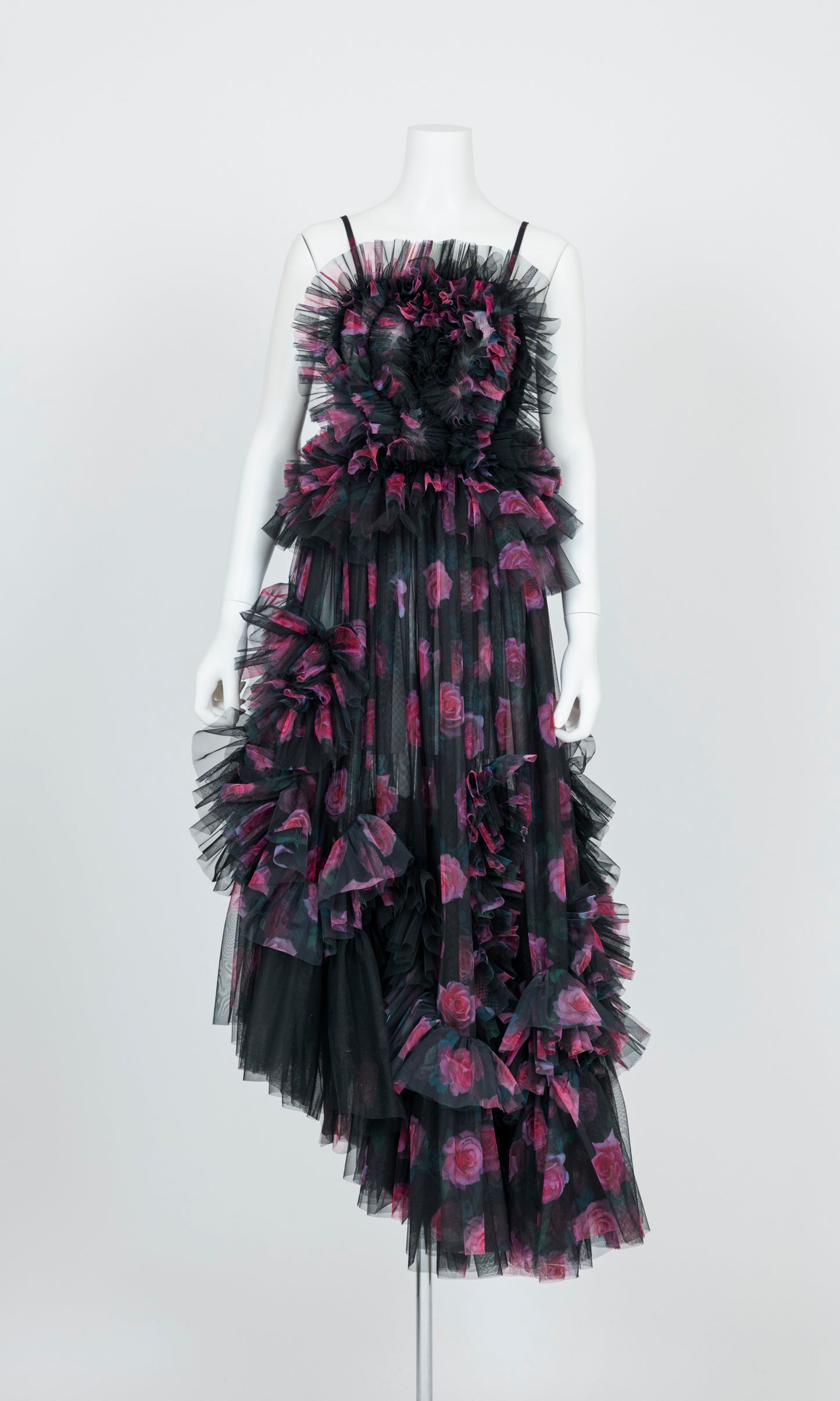 Tulle Ruffle Cami Dress