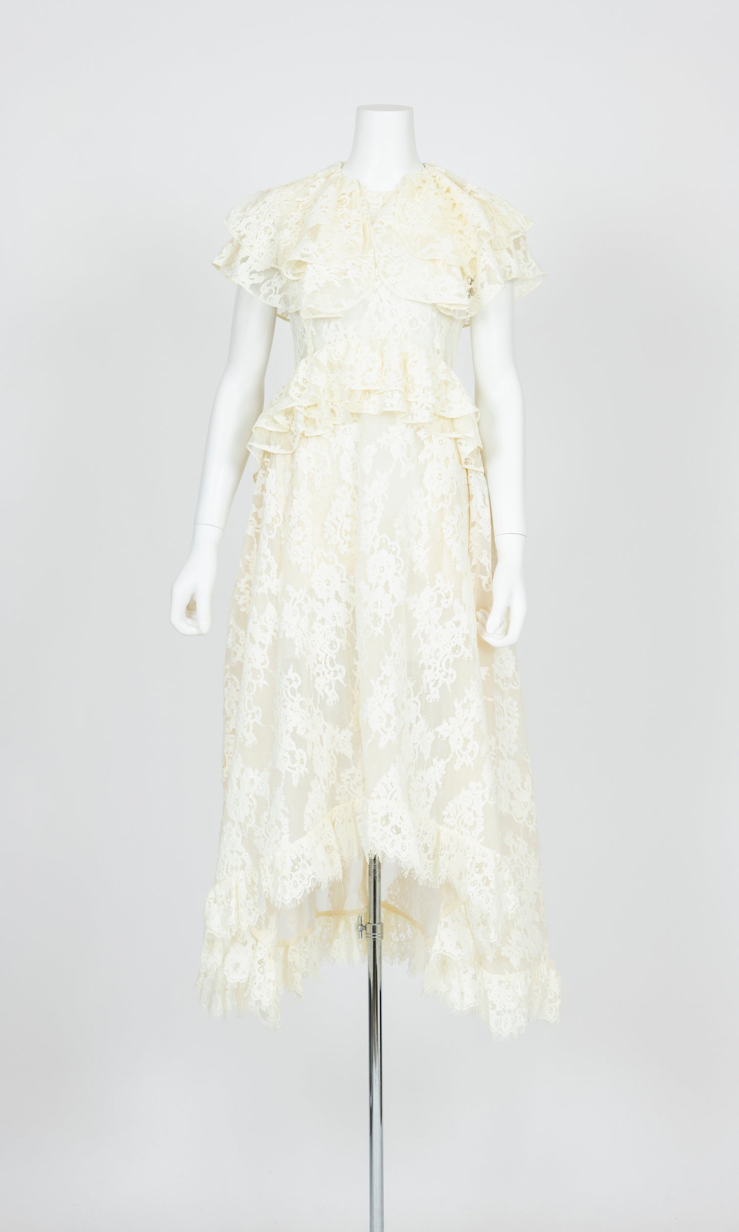 Double Collar Lace Dress