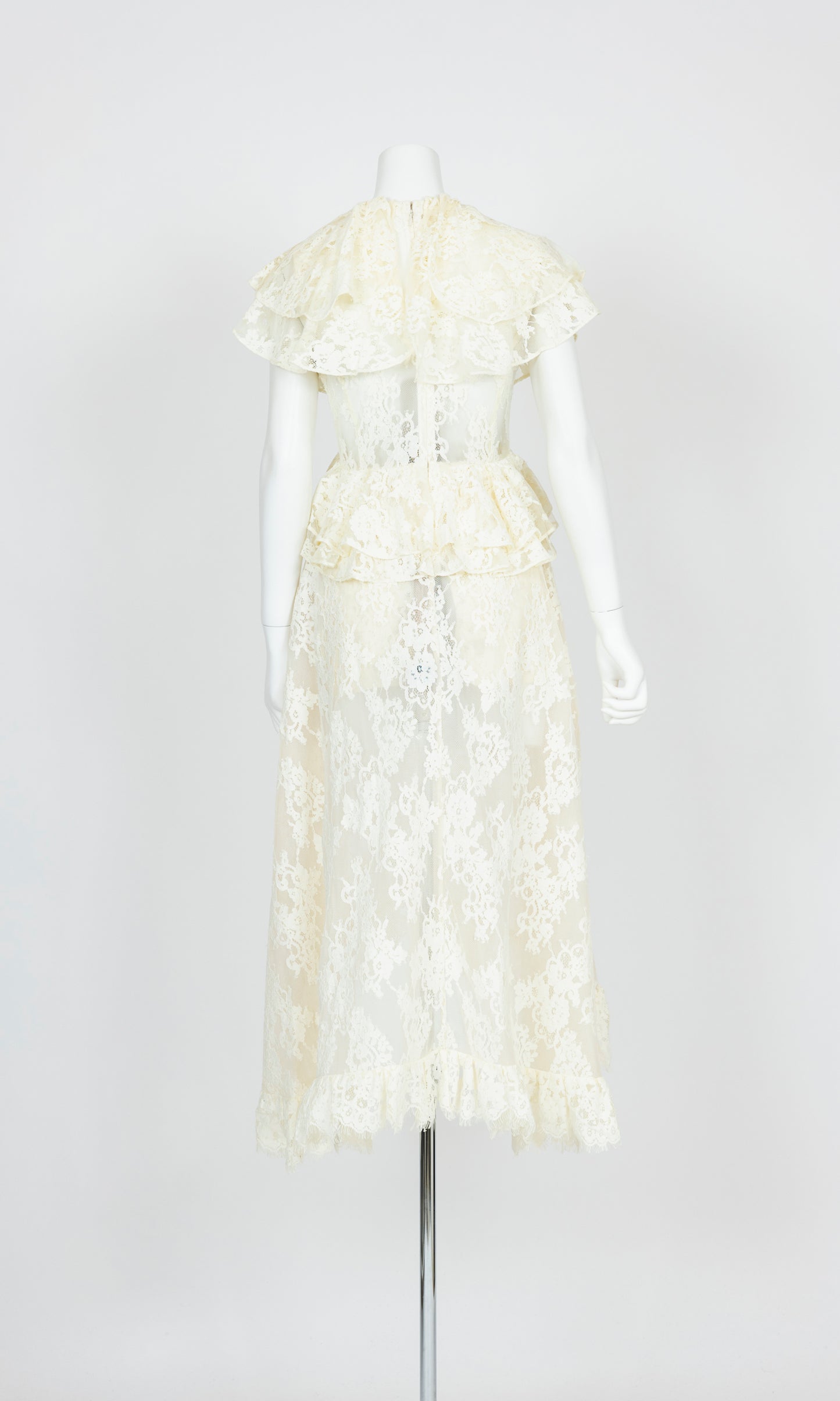 Double Collar Lace Dress