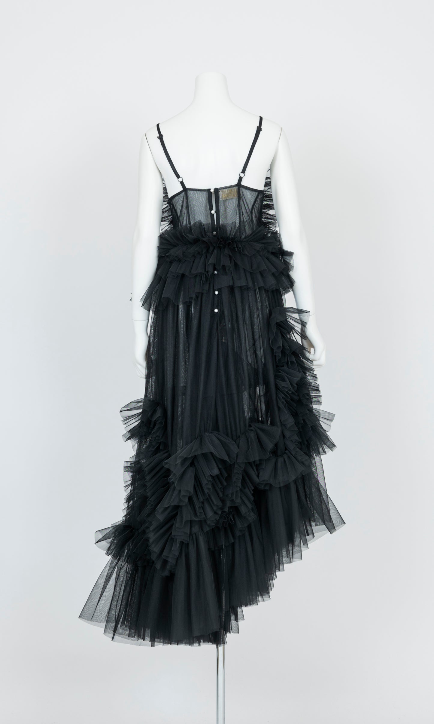 Tulle Ruffle Cami Dress