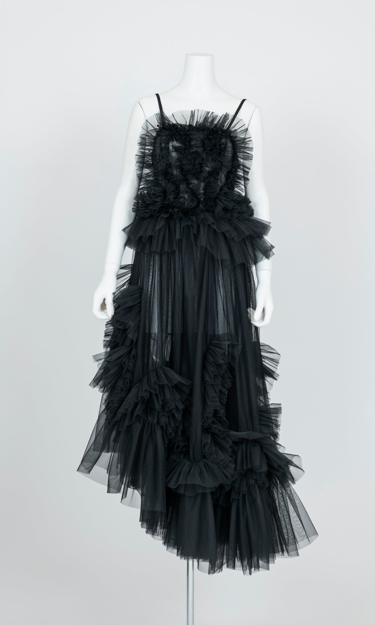 Tulle Ruffle Cami Dress