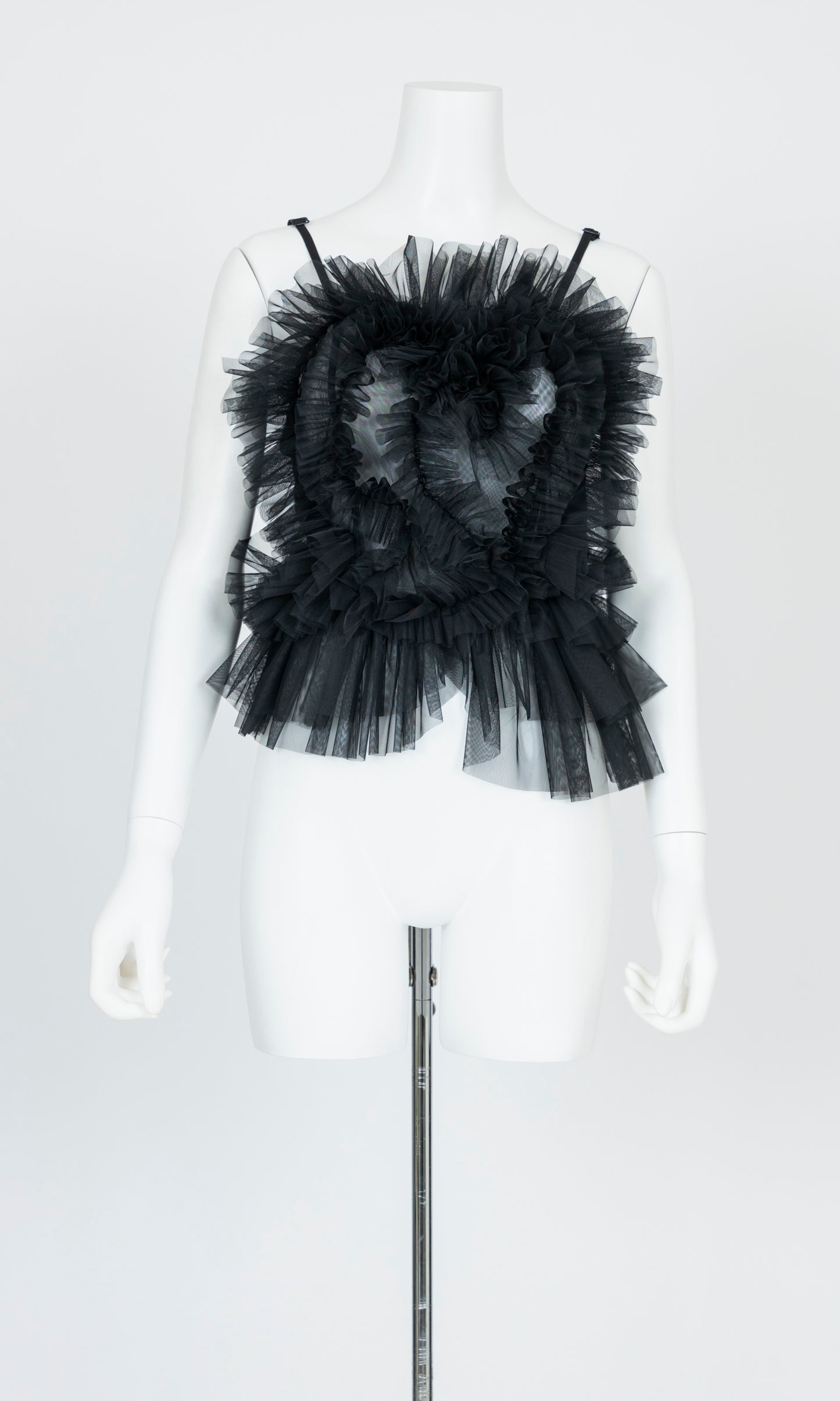 Tulle Ruffle Cami Top