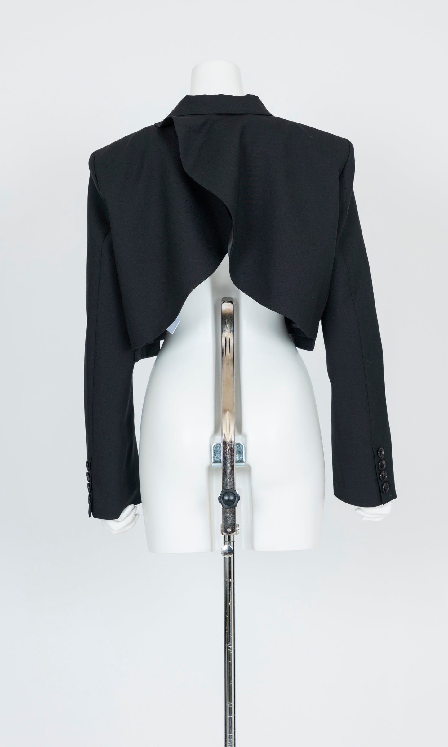 Flower Applique Cropped Blazer