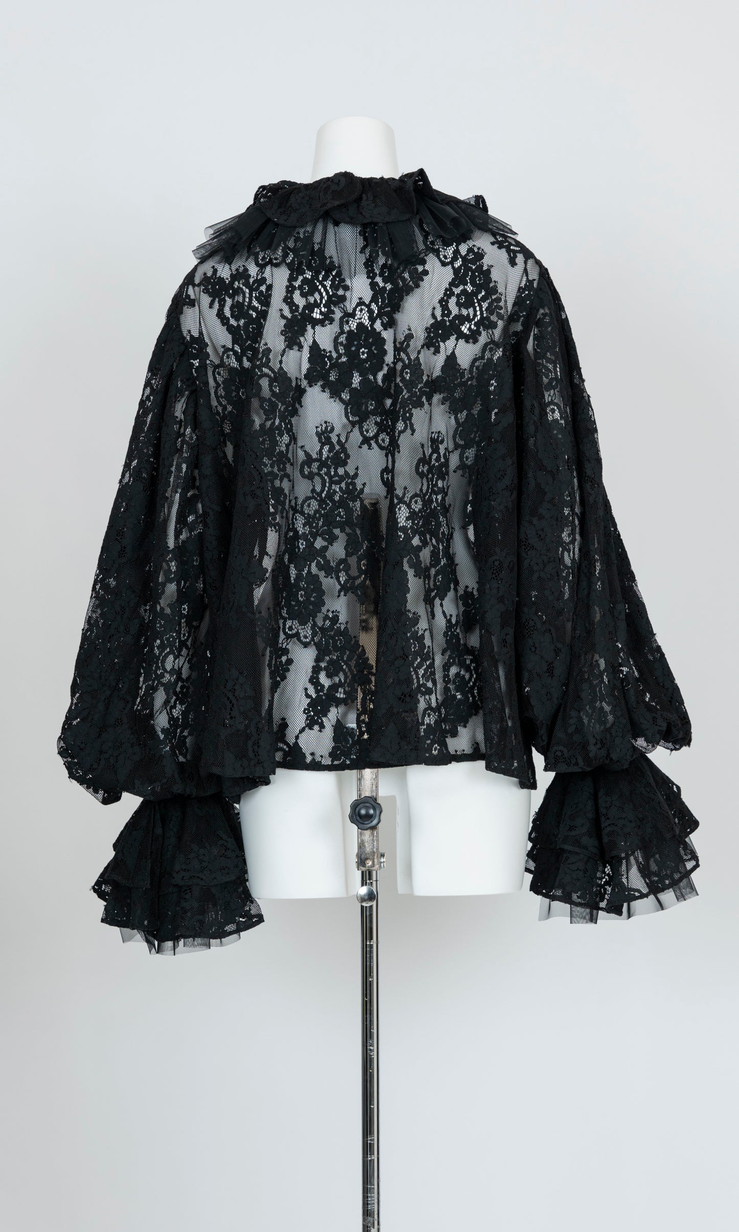 Tulle Layered Lace Shirt