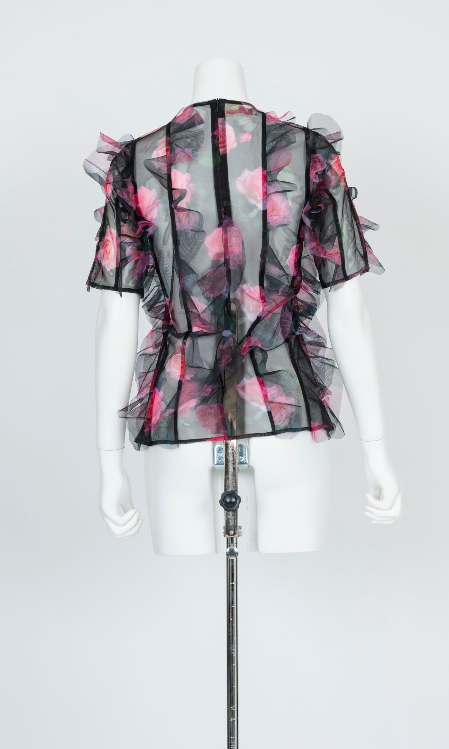 Tulle Ruffle Top