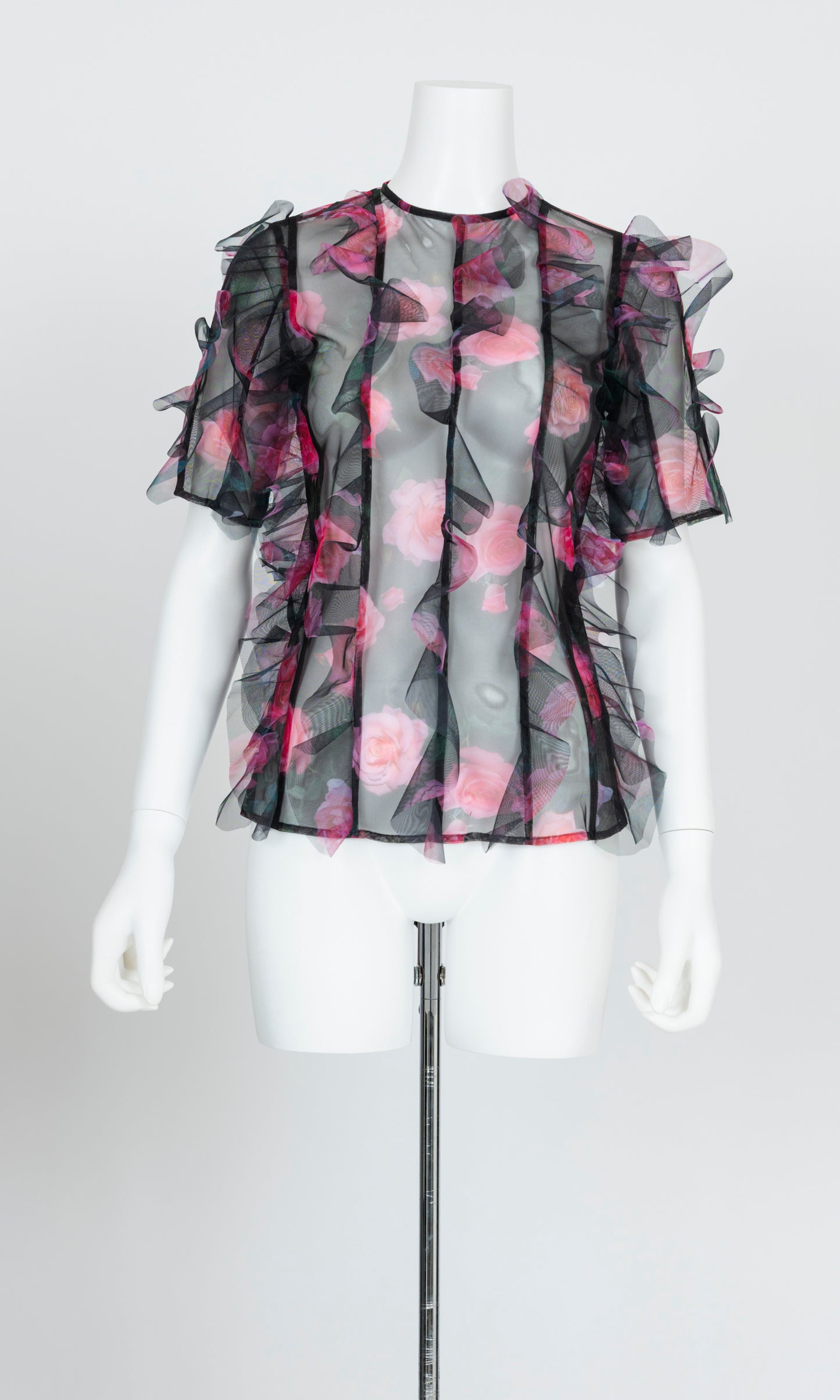 Tulle Ruffle Top