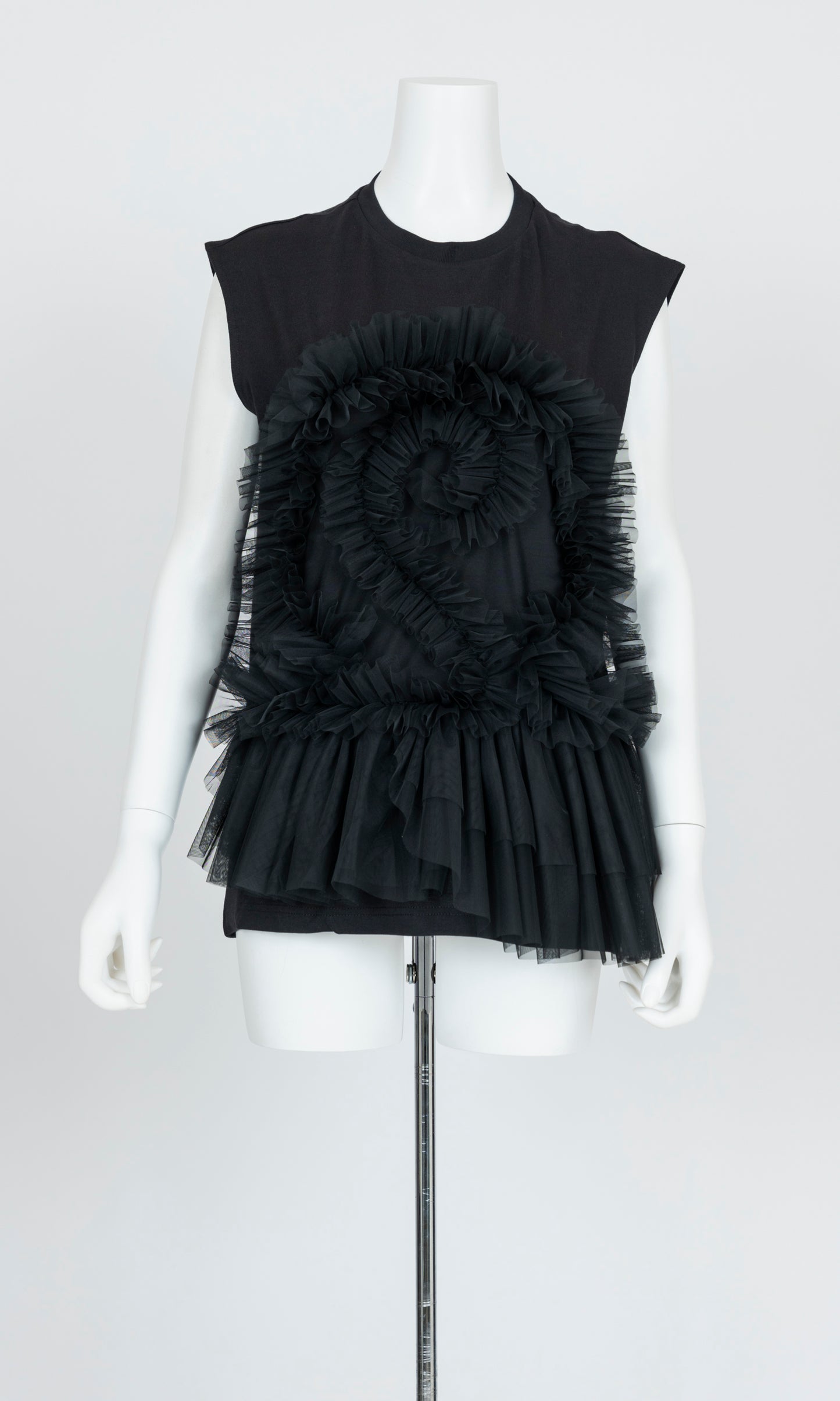 Tulle Sleeveless T-shirt