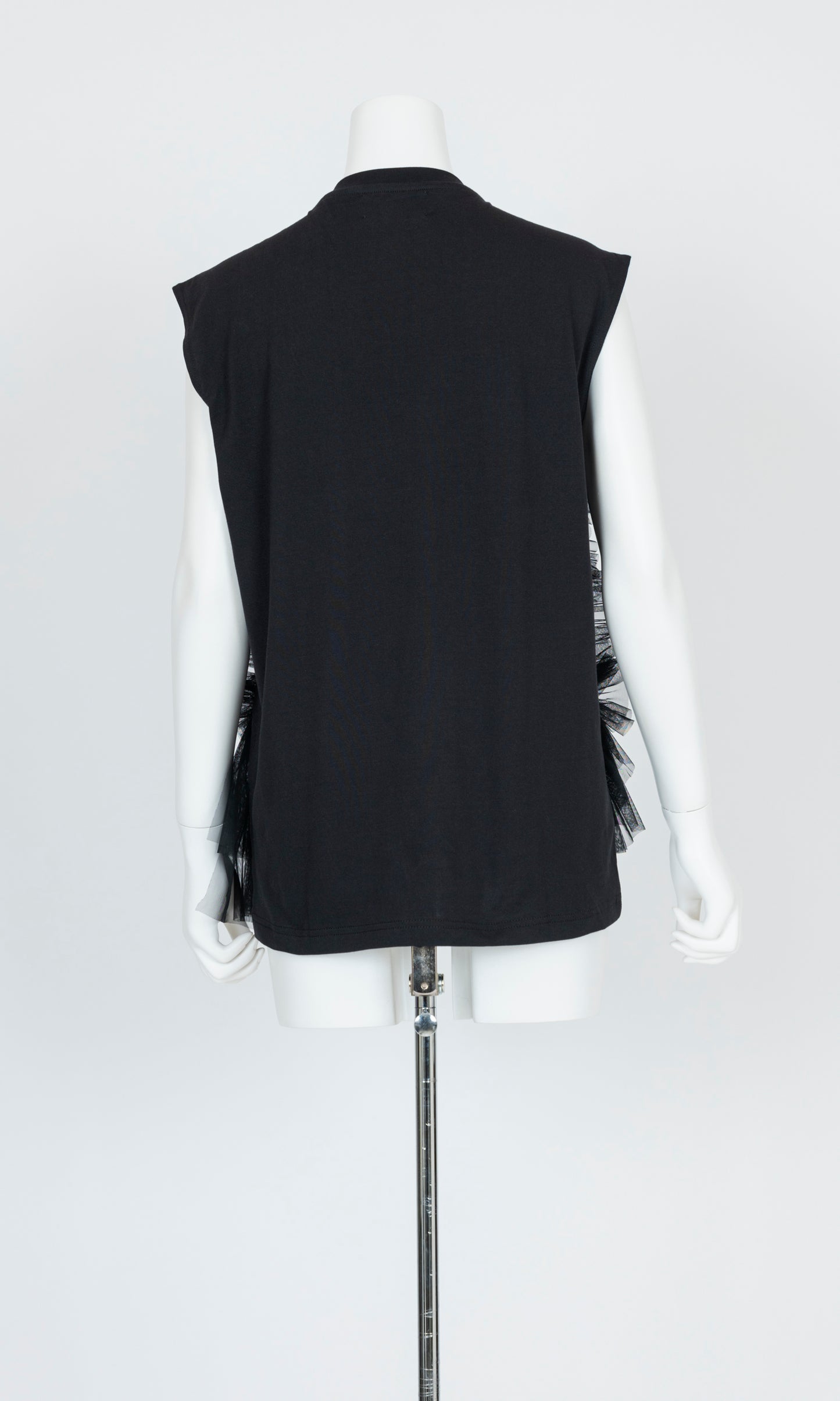Tulle Sleeveless T-shirt