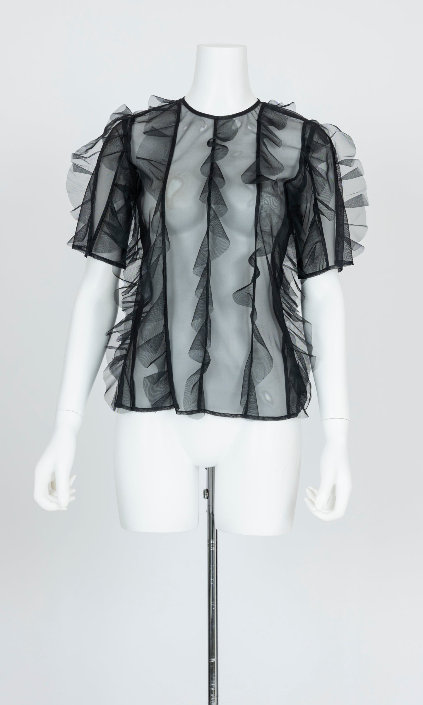 Tulle Ruffle Top