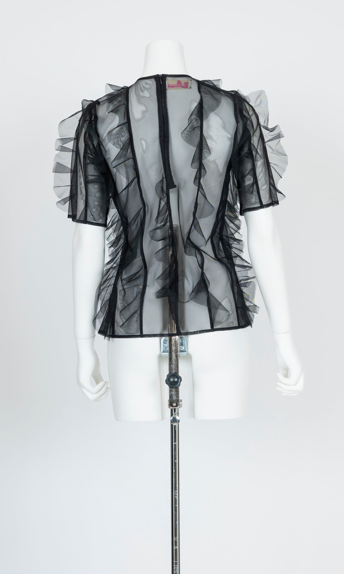 Tulle Ruffle Top