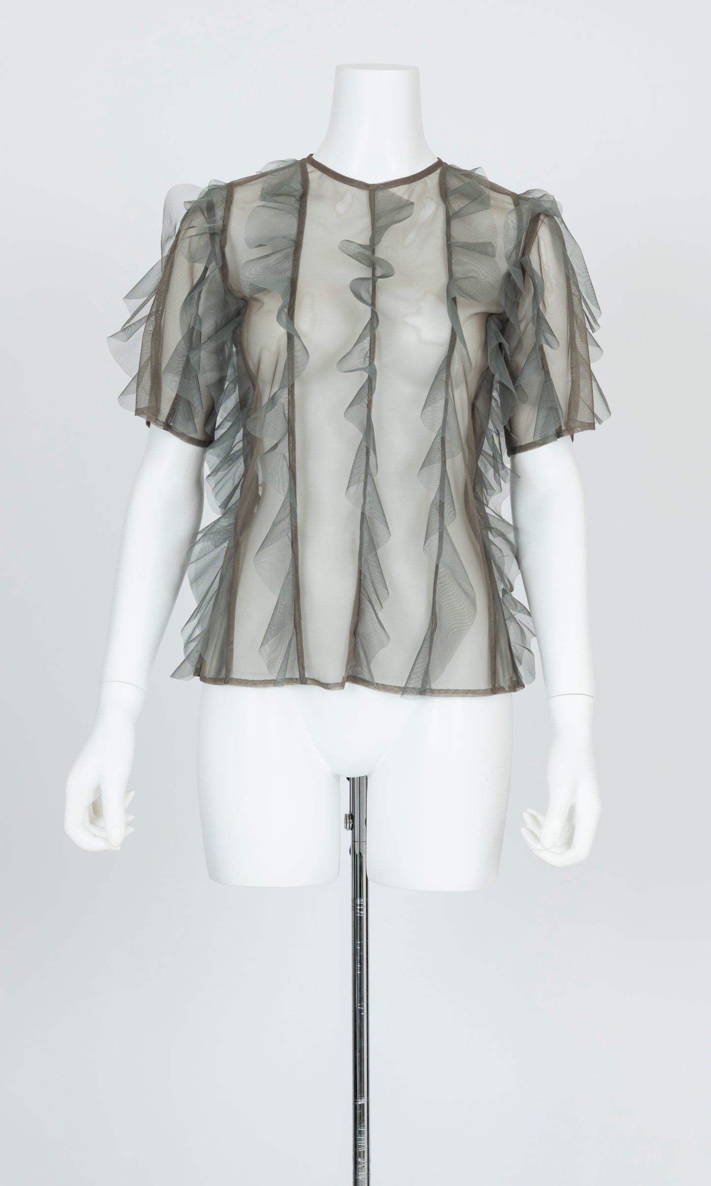 Tulle Ruffle Top