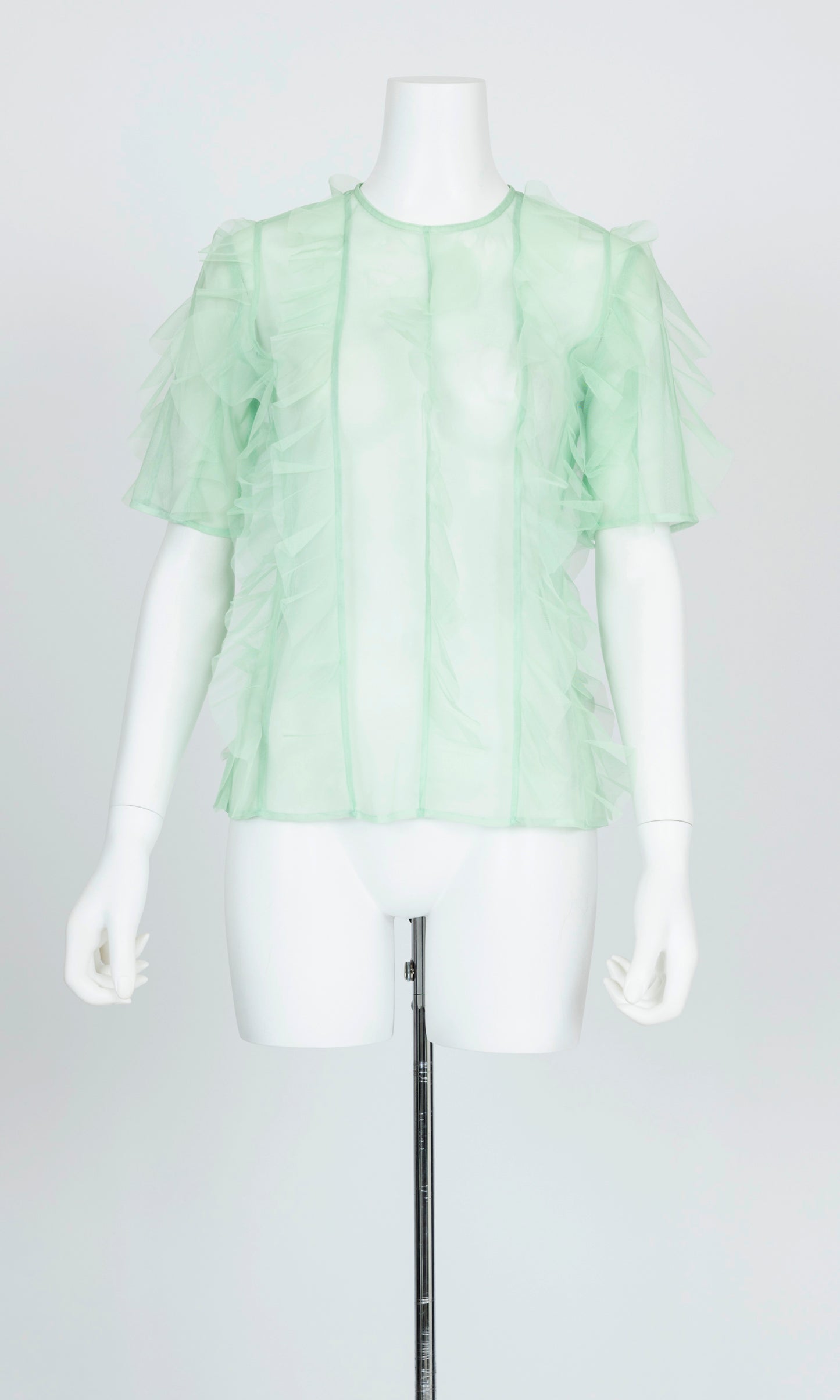 Tulle Ruffle Top