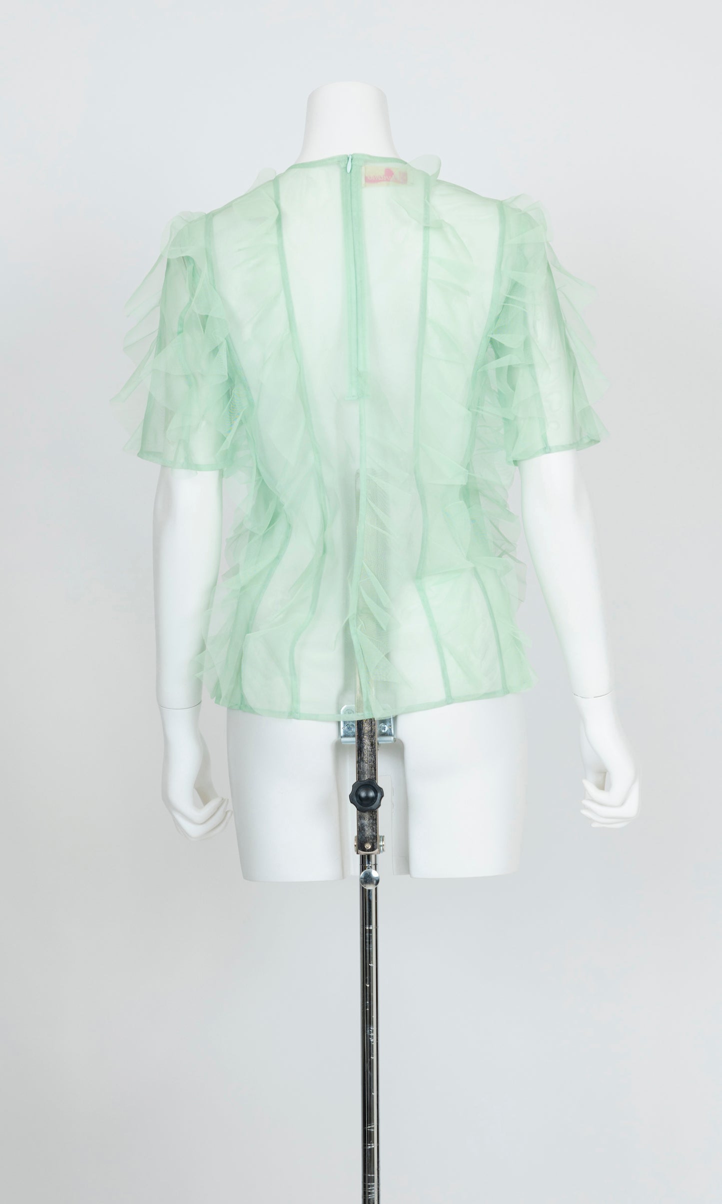 Tulle Ruffle Top