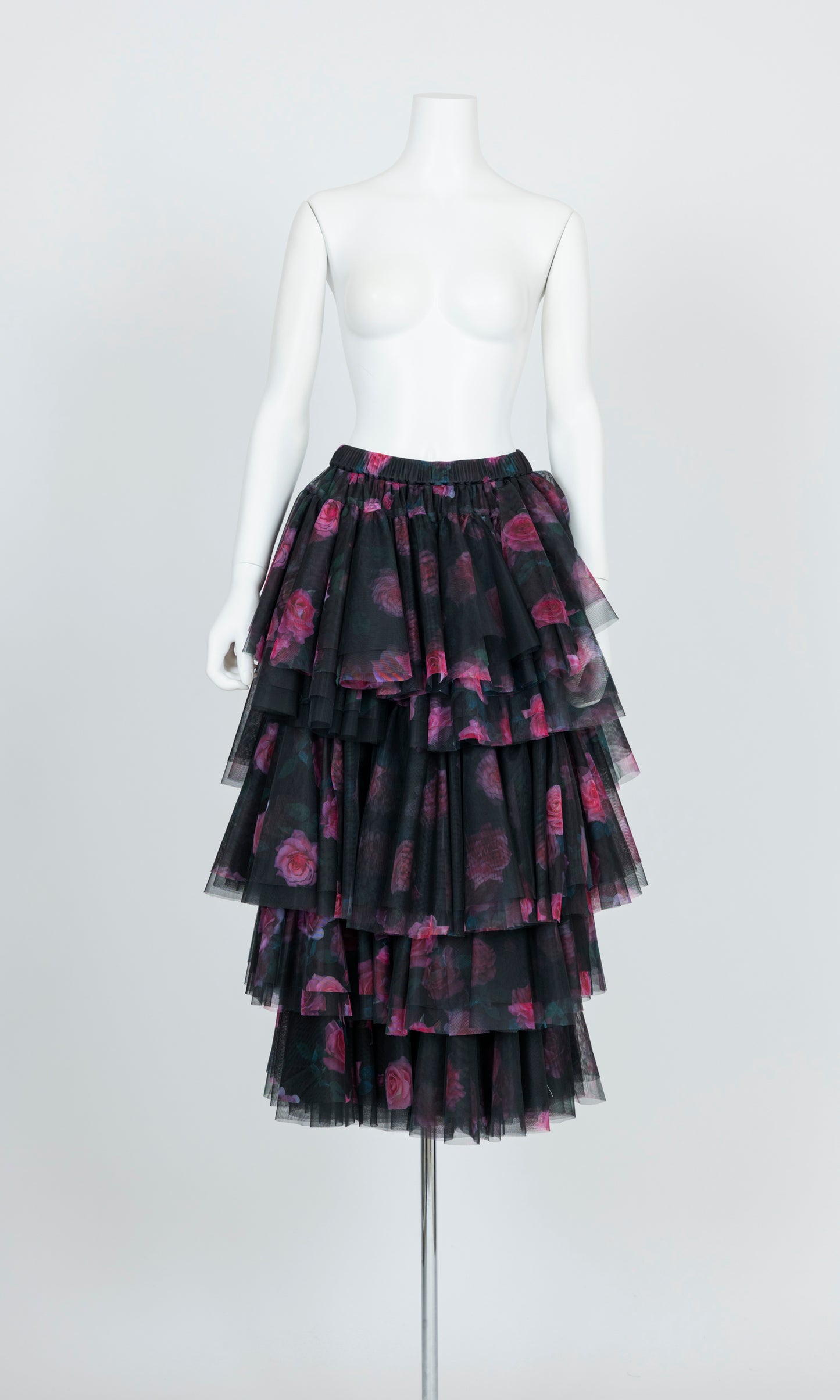 Tulle Ruffle Tiered Skirt