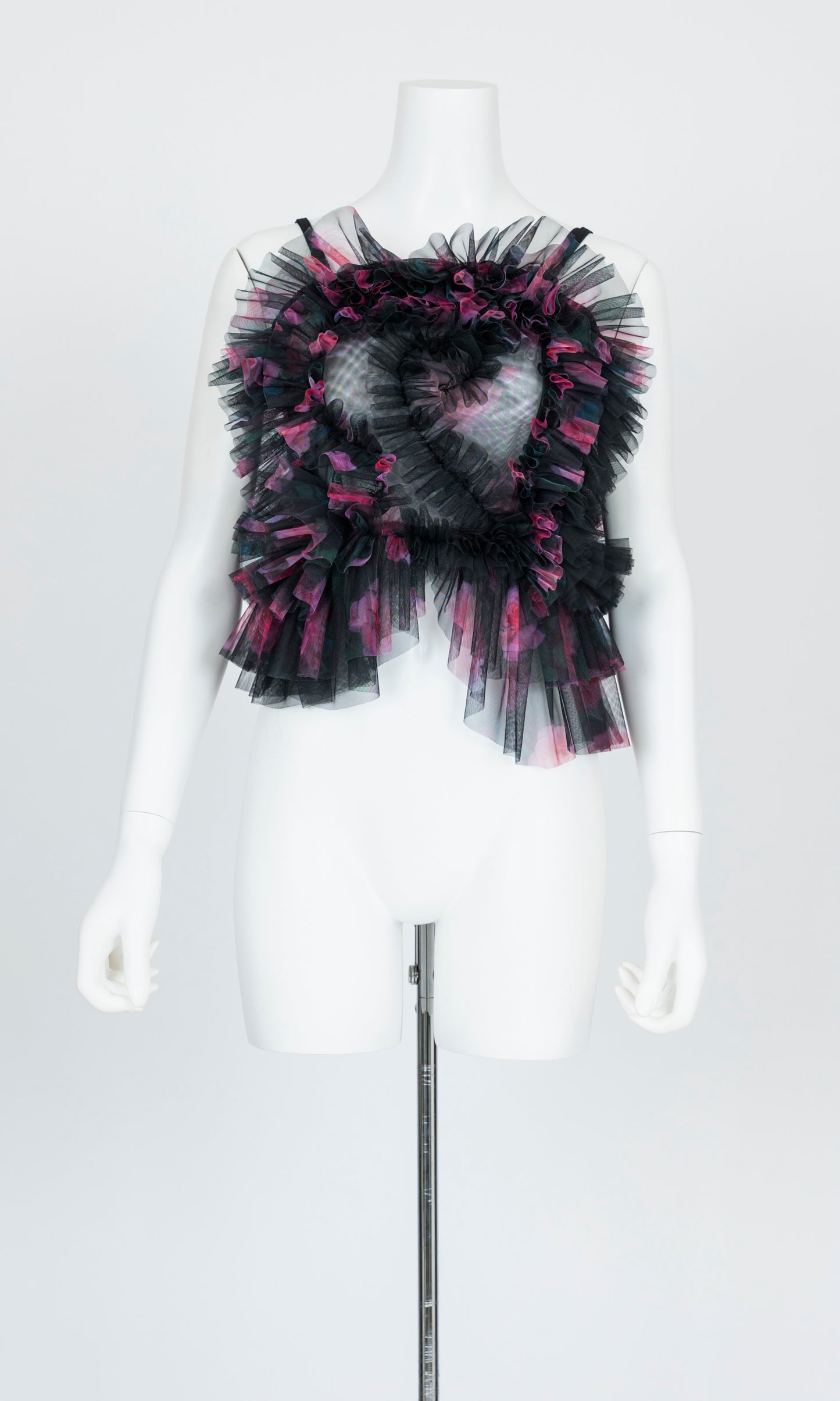 Tulle Ruffle Cami Top