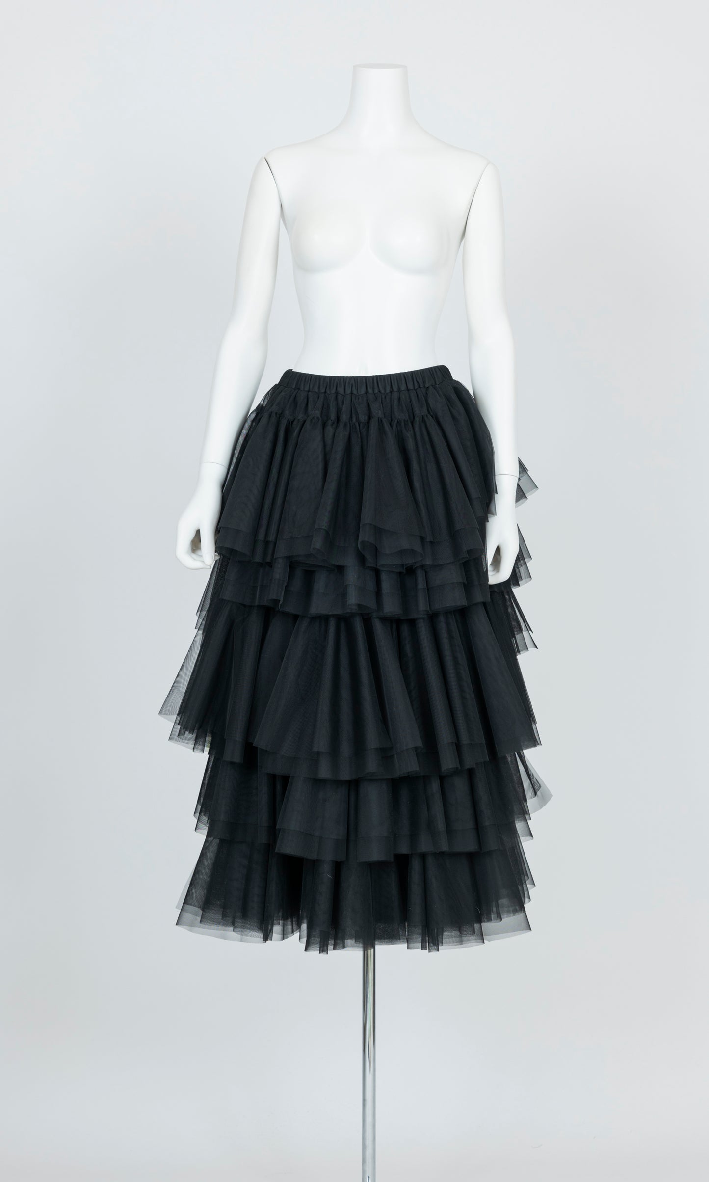 Tulle Ruffle Tiered Skirt