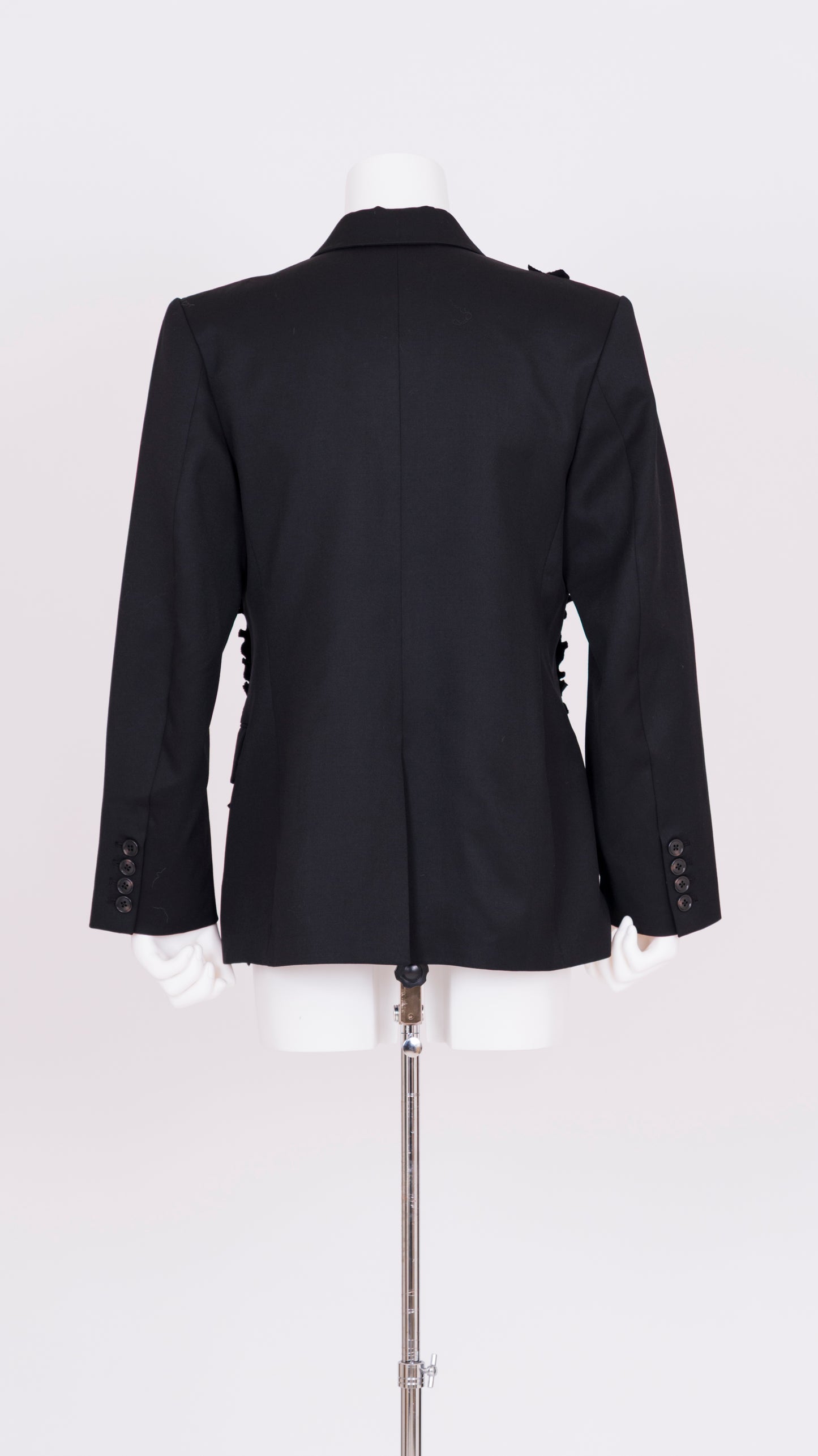 Ruffle Blazer