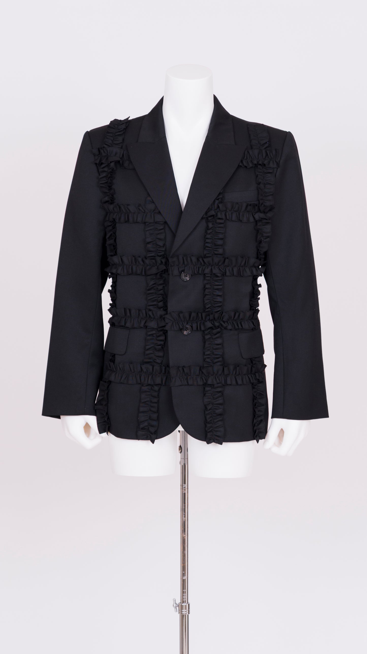 Ruffle Blazer