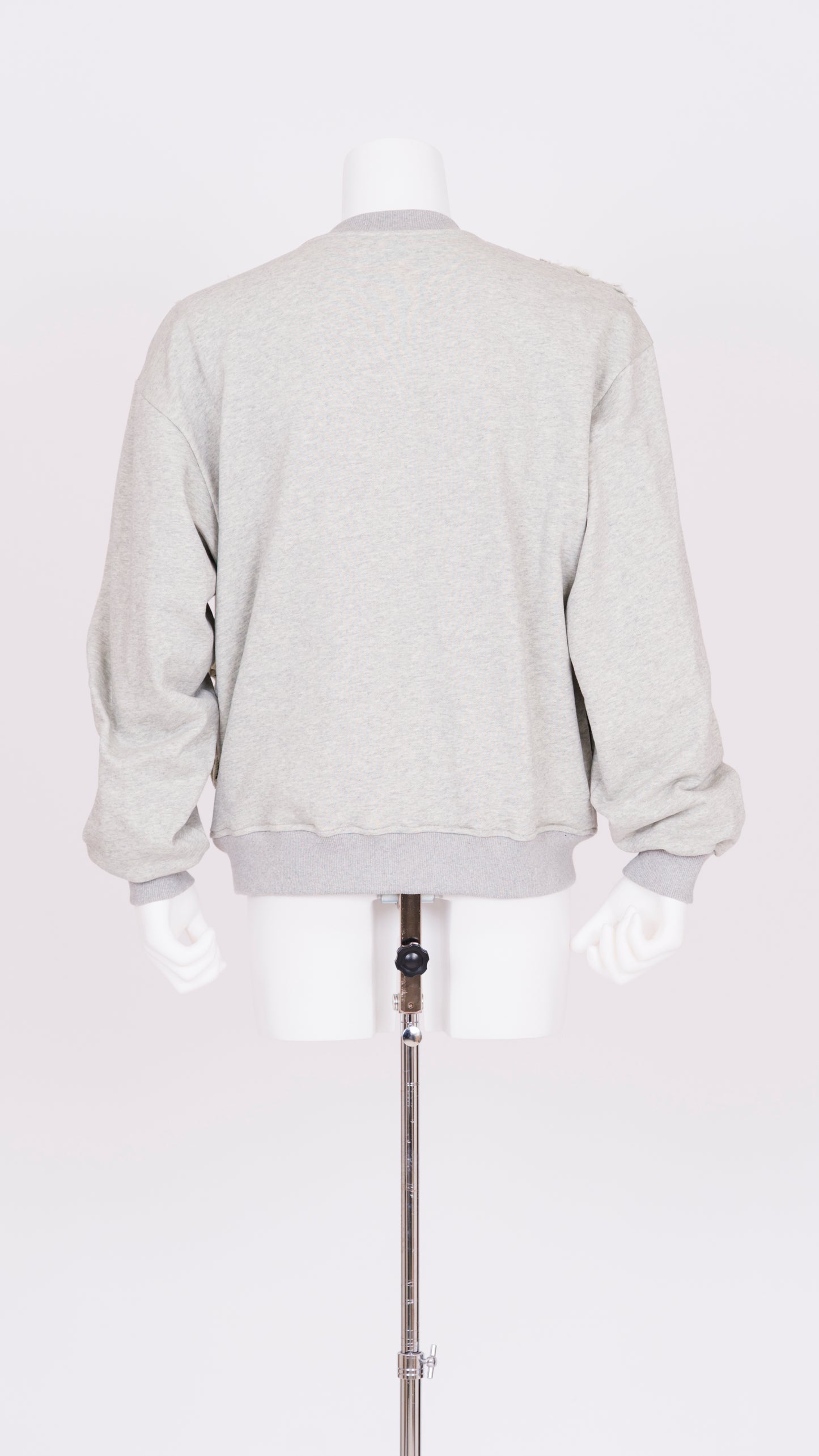 Ruffle Jersey Cardigan