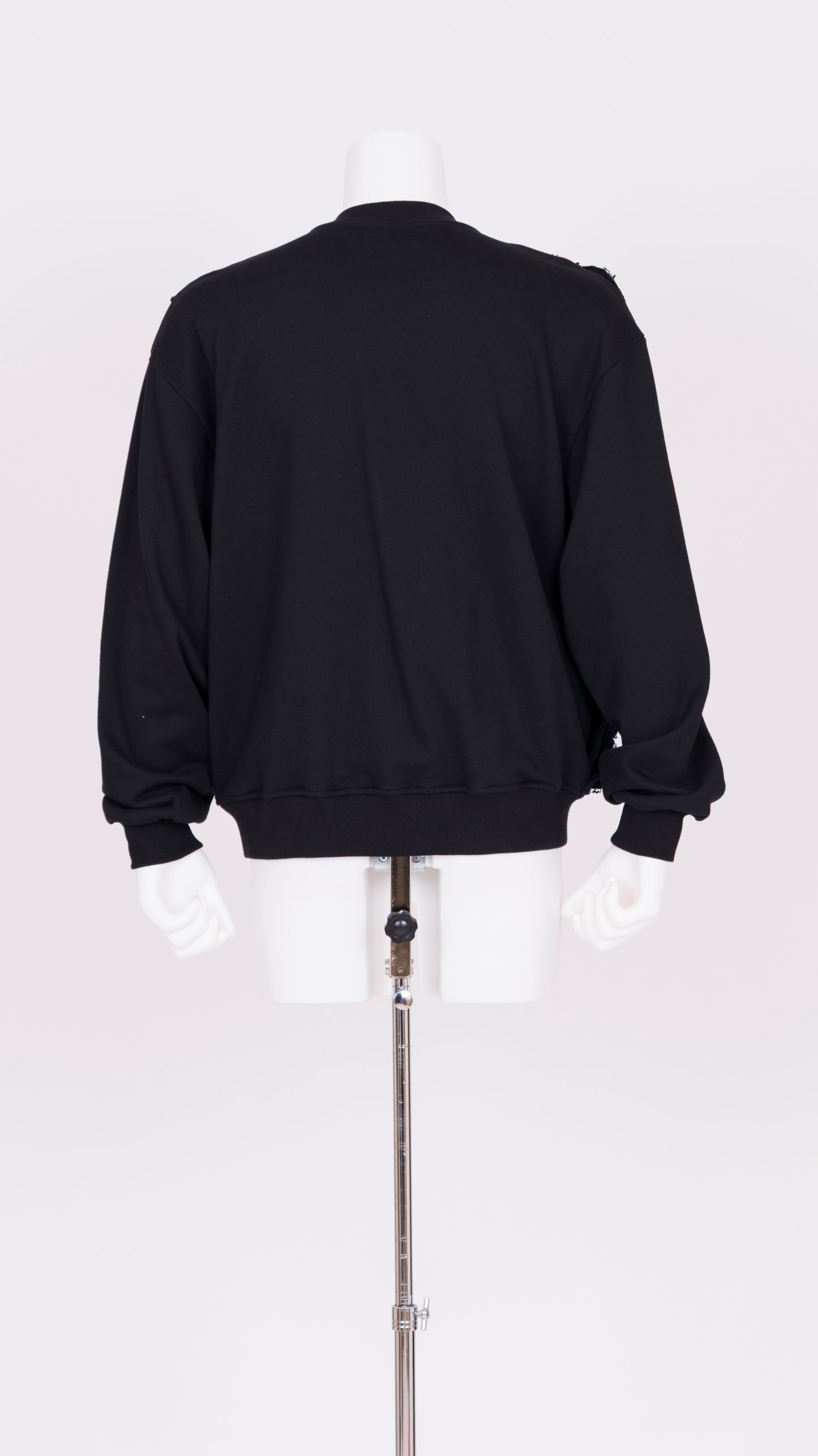 Ruffle Jersey Cardigan