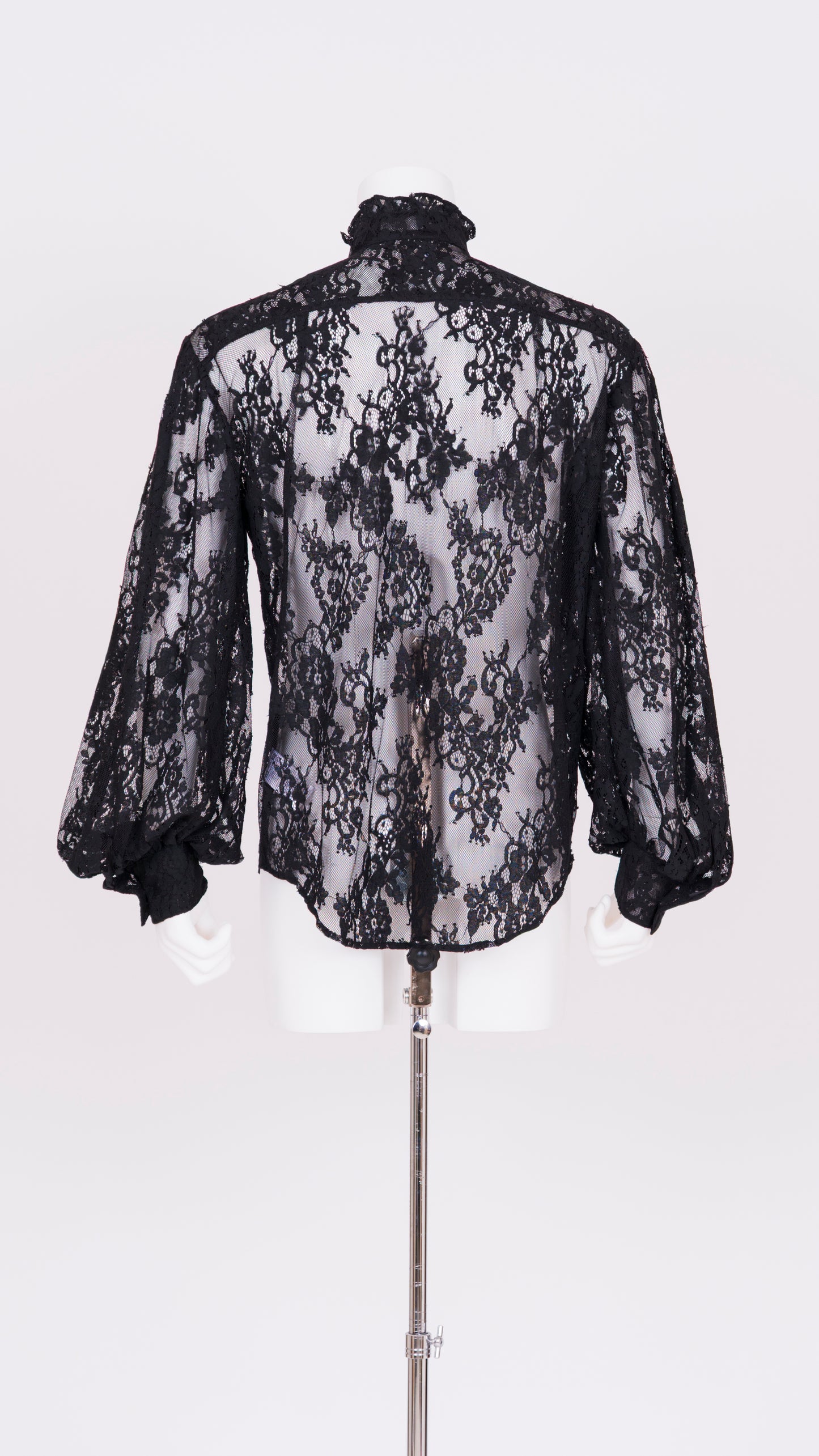 Ruffle Collar Lace Shirt