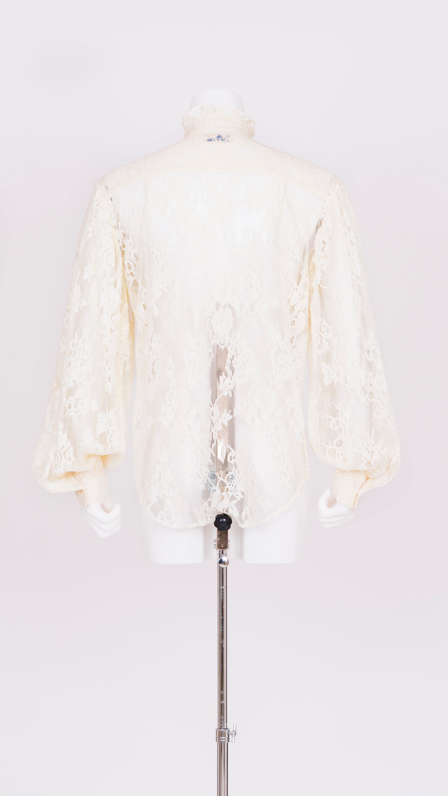 Ruffle Collar Lace Shirt