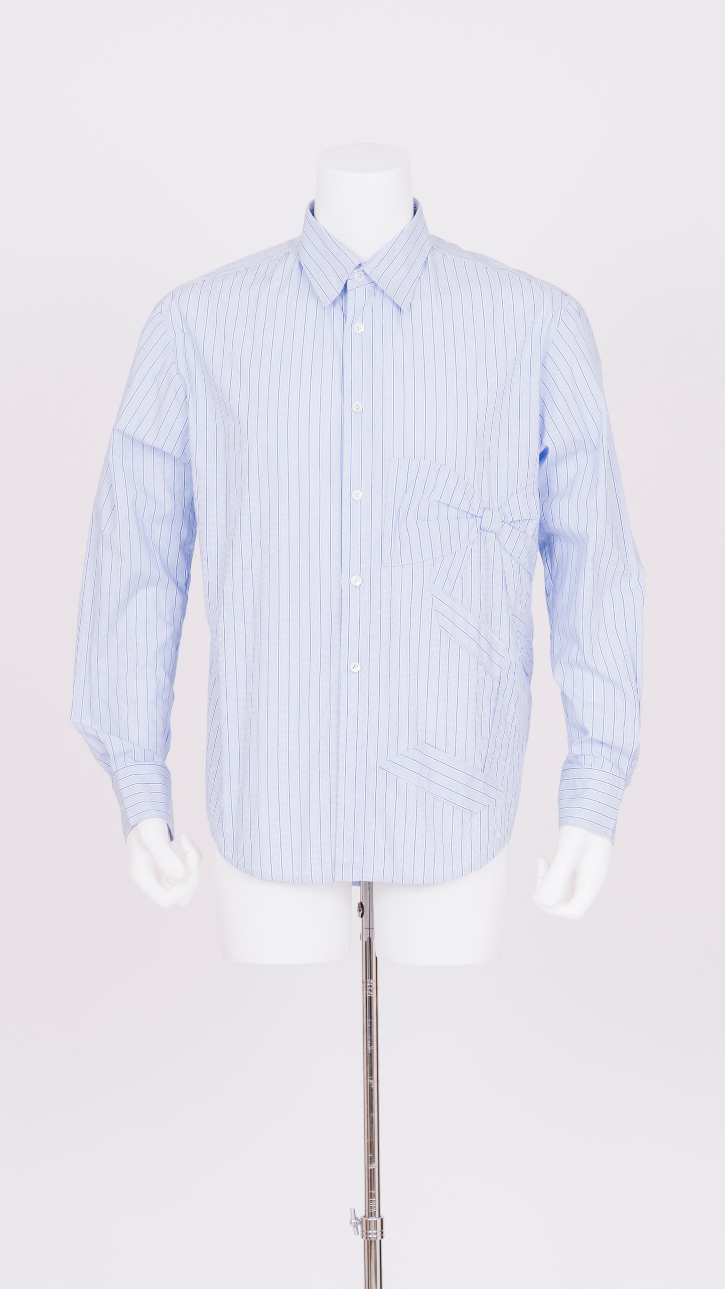 Ribbon Detail Stripe Shirt