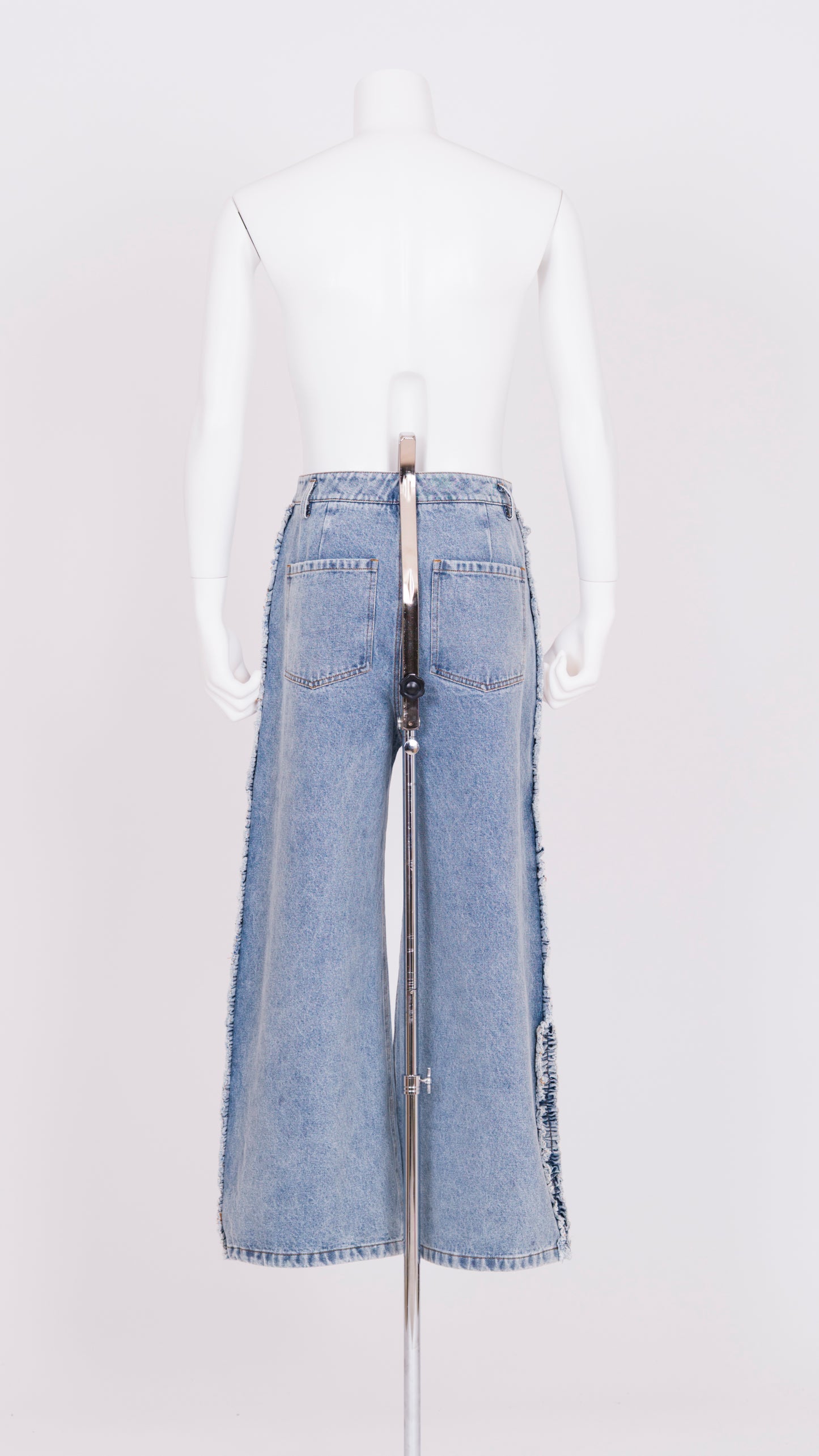 Ruffle Denim Pants