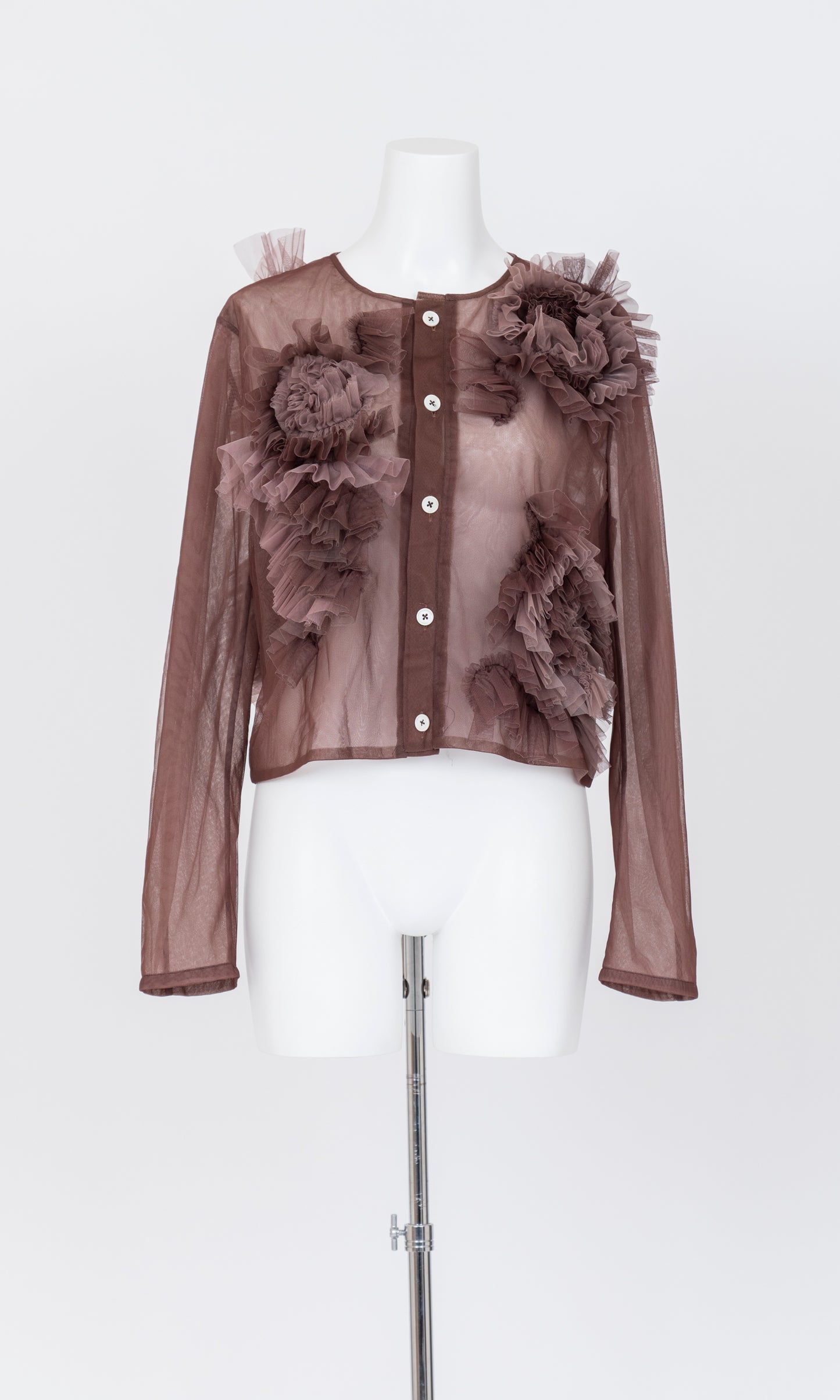 Flower Tulle Cardigan