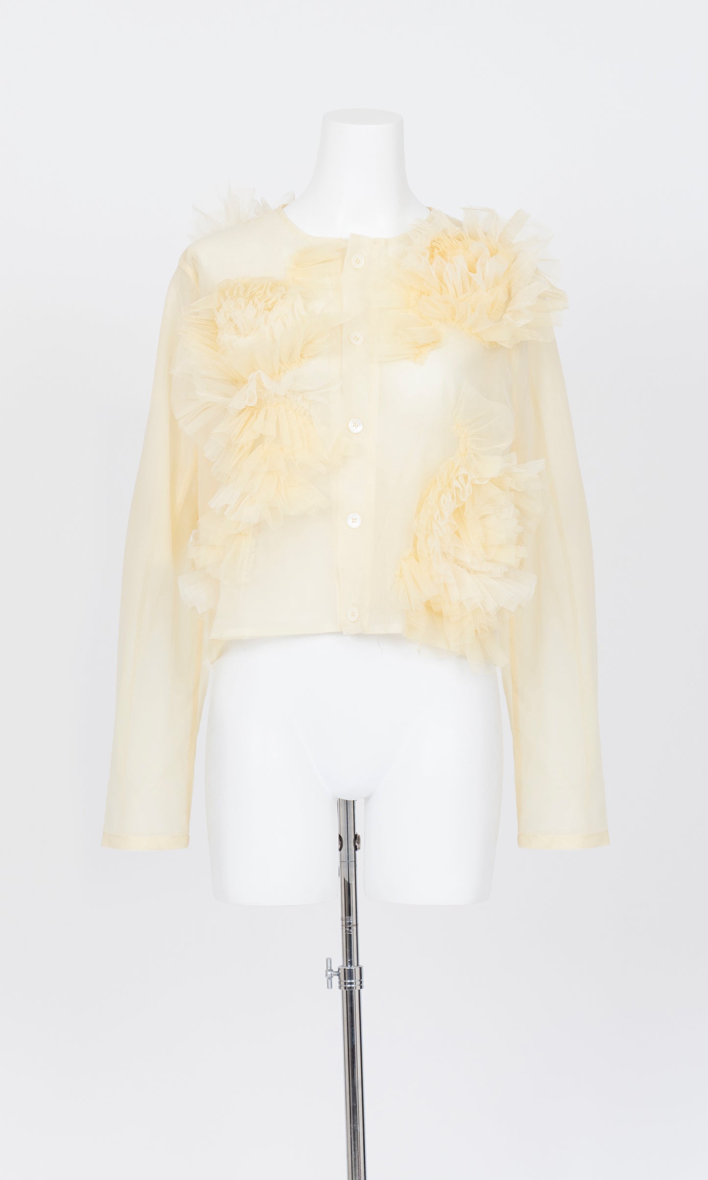 Flower Tulle Cardigan