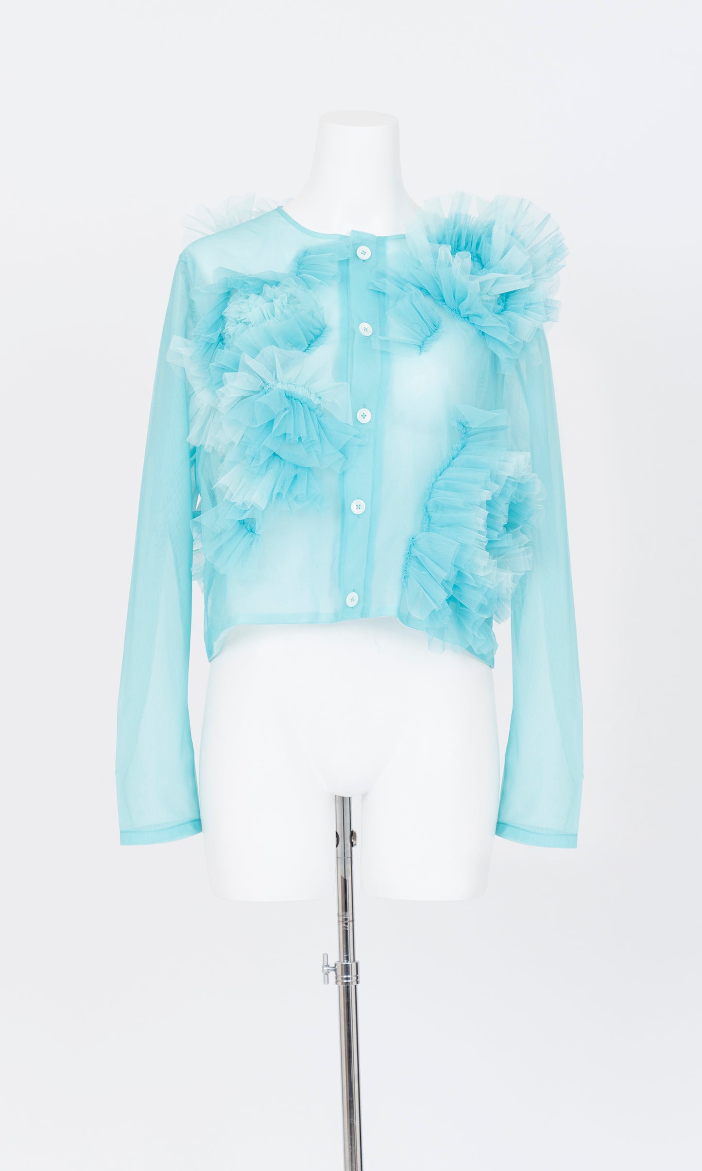 Flower Tulle Cardigan