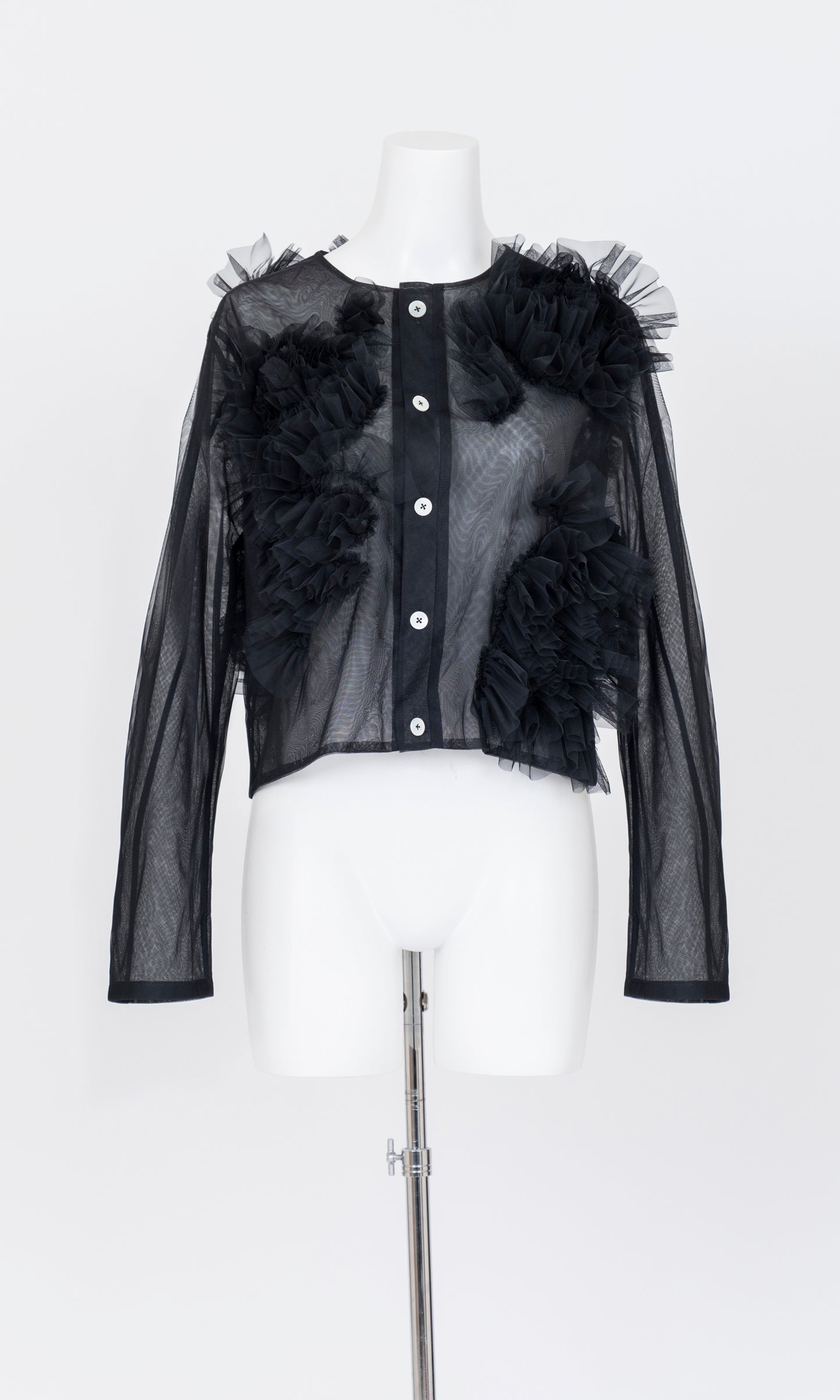 Flower Tulle Cardigan