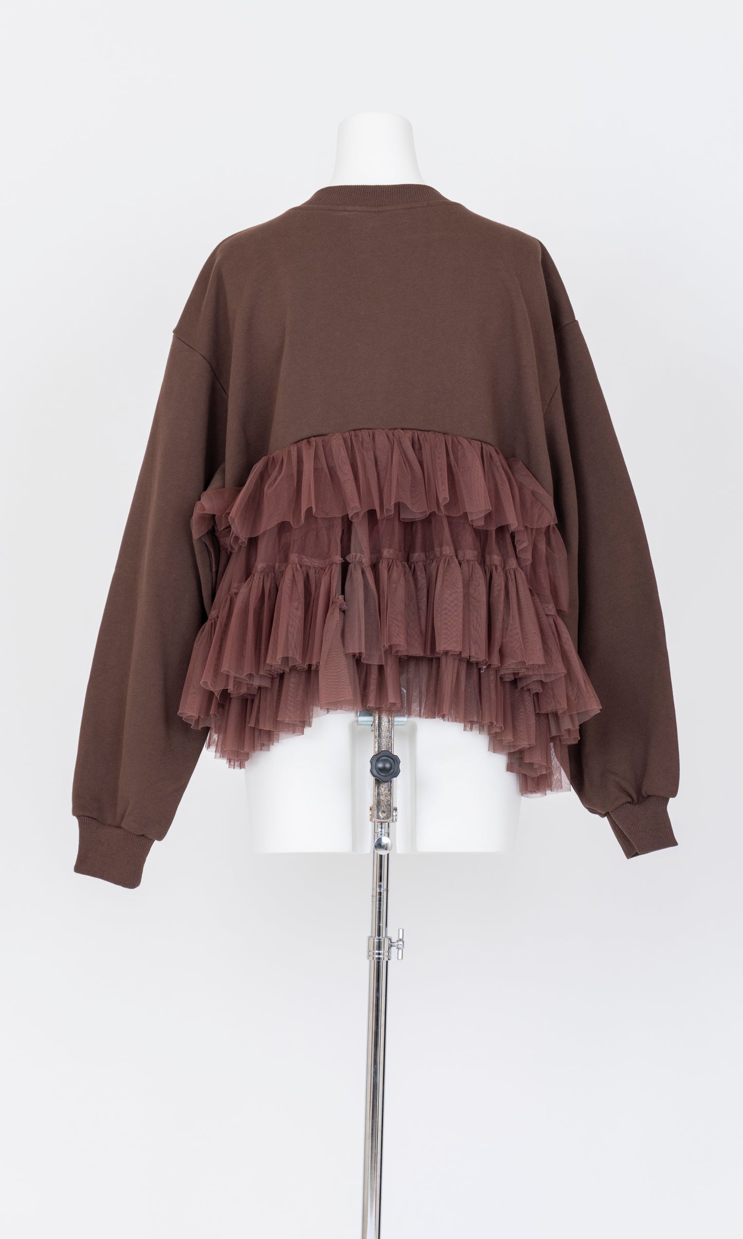 Tulle Jersey Cardigan