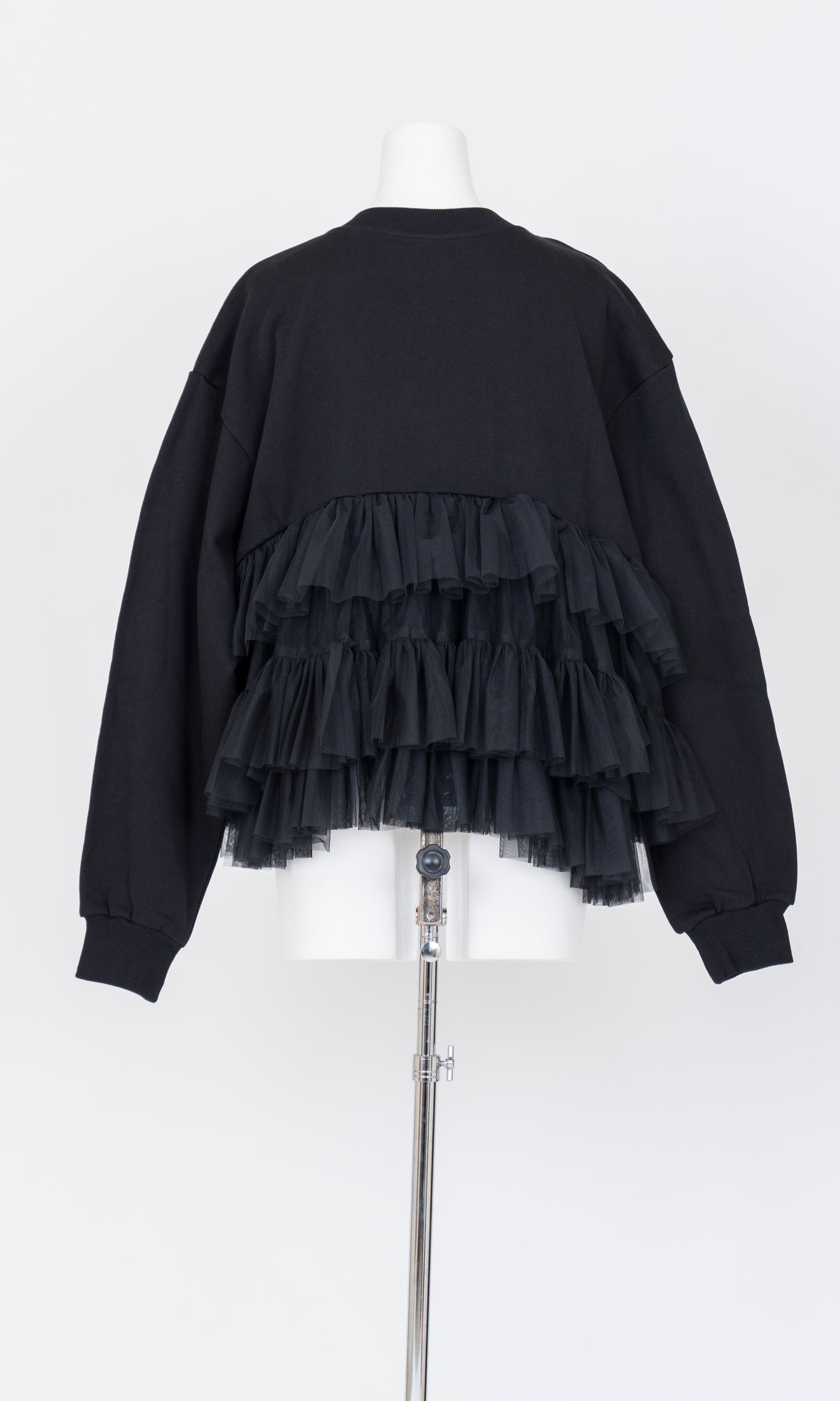 Tulle Jersey Cardigan